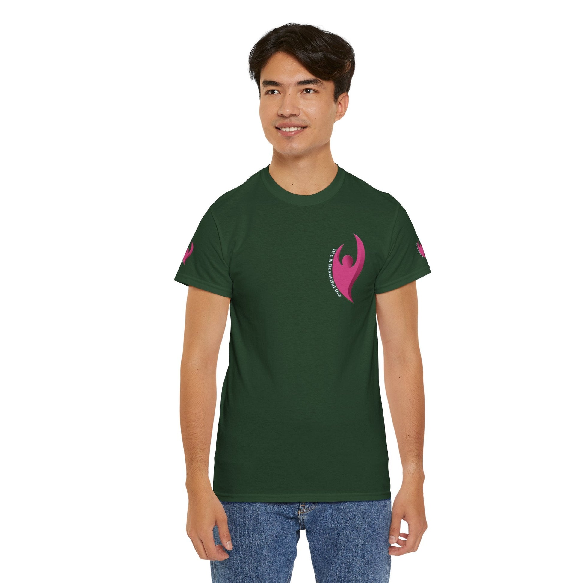 Unisex Beautiful Day Heavy Cotton T-shirt -Classic Comfort & Style