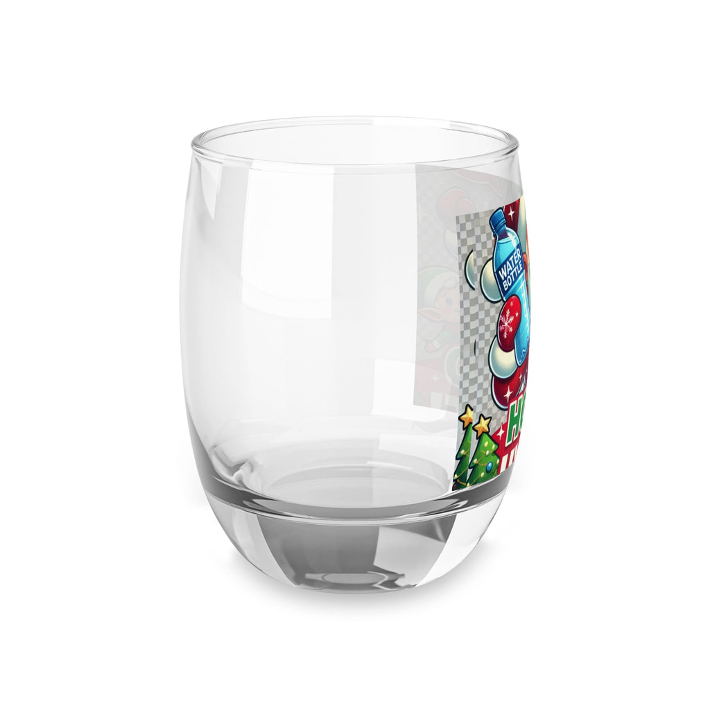 Whiskey Glass - HO HO HO  Classic 6oz Barware for Gifts, Events & More