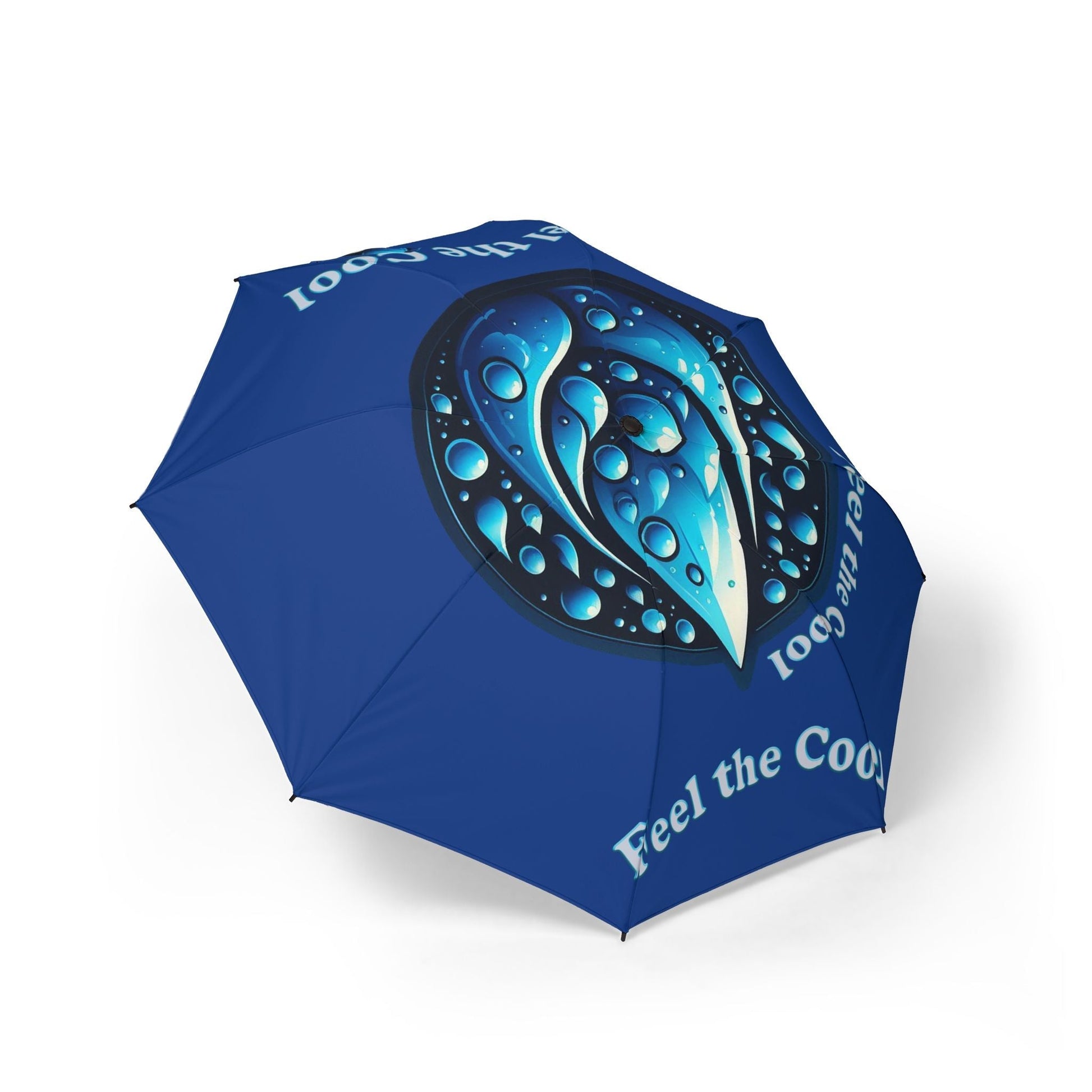 Semi-Automatic Foldable Umbrella - Stylish Sunrise Feel the Cool