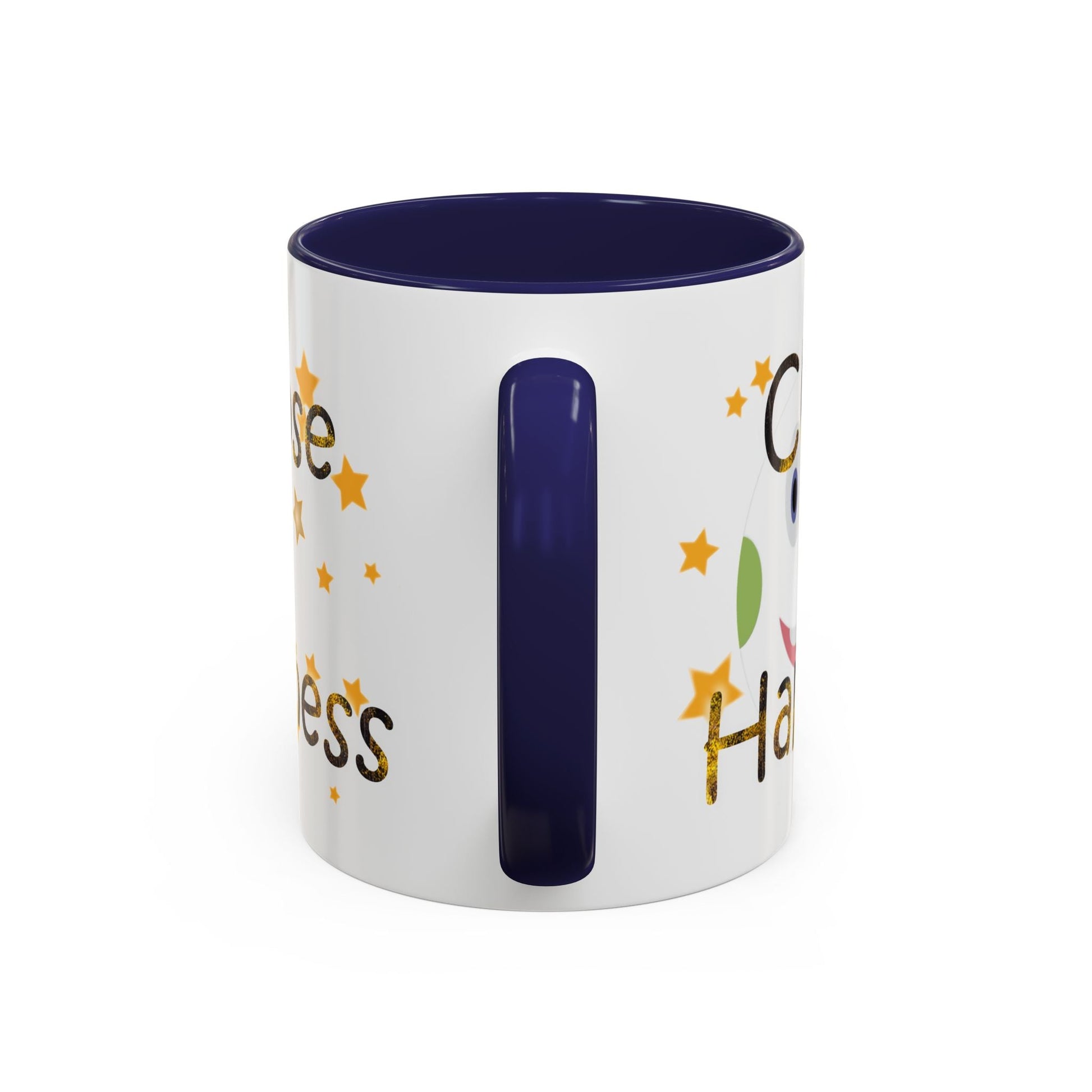 Accent Coffee Mug - Stylish Ceramic Mug 11 & 15oz Bold Color Contrast
