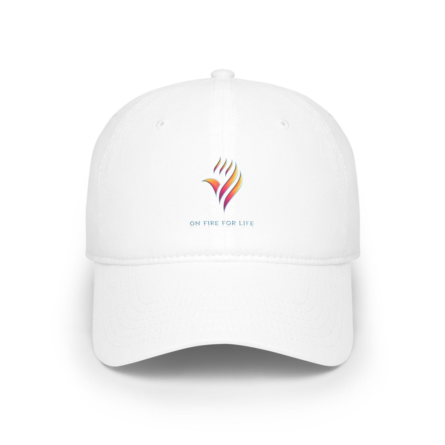 Low Profile Baseball Cap " On Fire FoR Life"