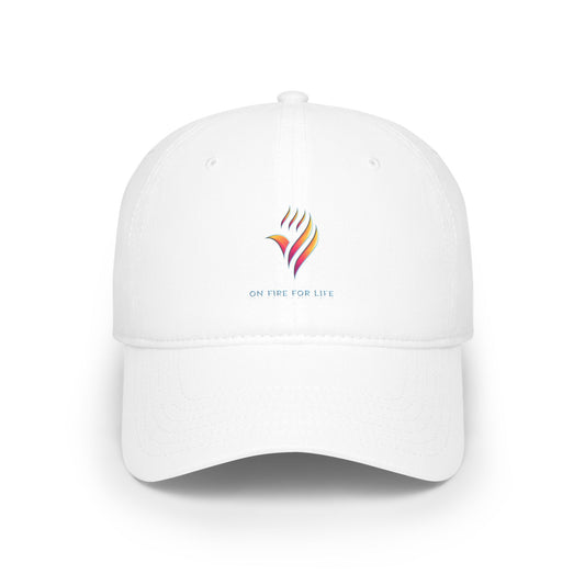 Low Profile Baseball Cap " On Fire FoR Life"