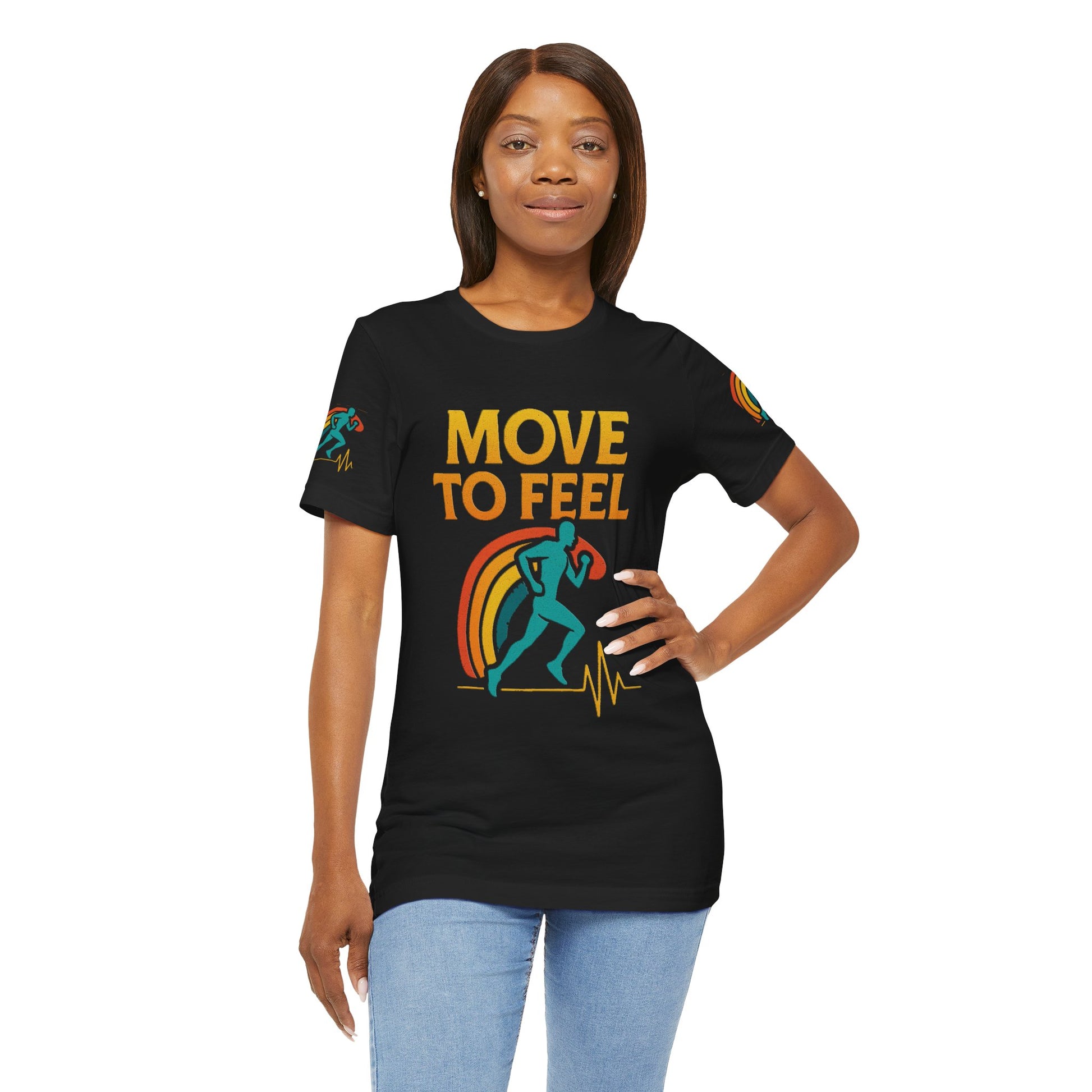 Unisex Fitness Motivational t-shirt | Inspire Move To Feel Active Style
