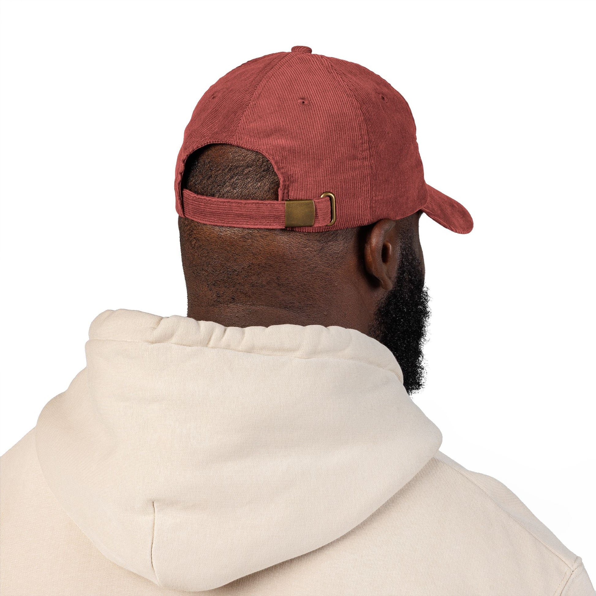 Vintage Corduroy Cap with I AM Embroidery | Trendy Bohemian Hat