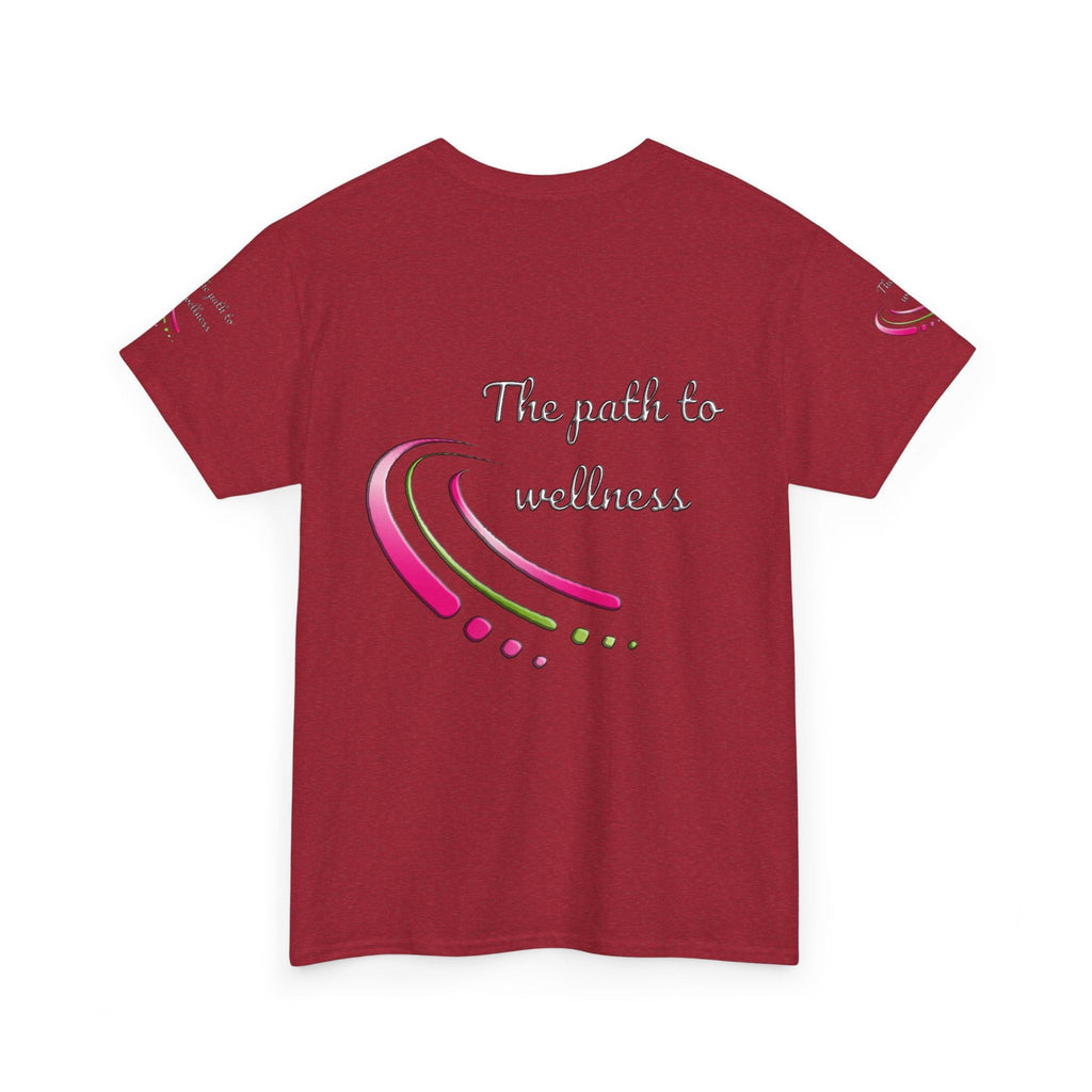 Unisex Welllness Heavy Cotton T-shirt - The Path To Wellness  Everyday