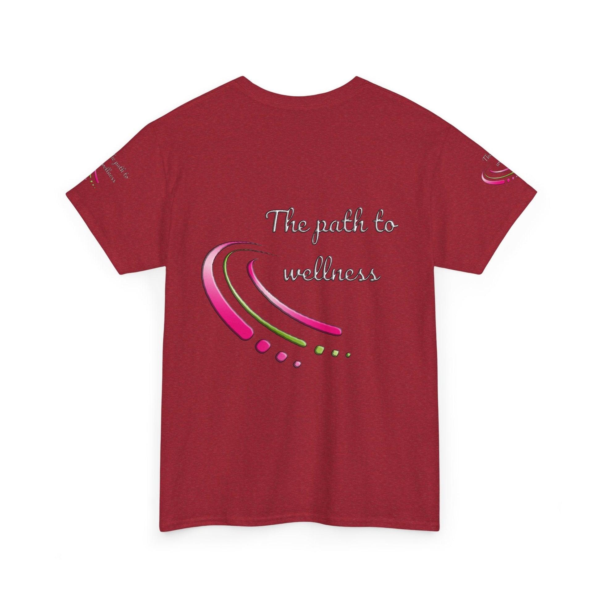 Unisex Welllness Heavy Cotton T-shirt - The Path To Wellness  Everyday