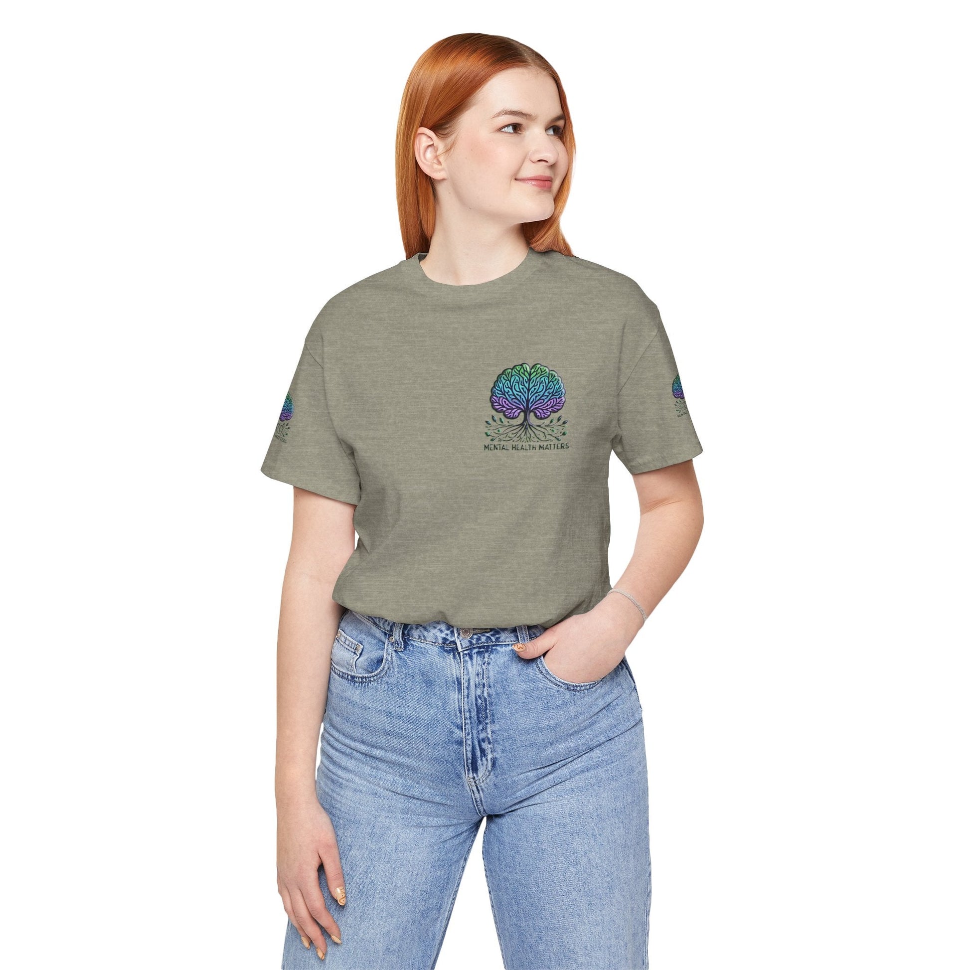 Unisex Jersey Short Sleeve T-shirt – Mental Health Matters Soft Comfy