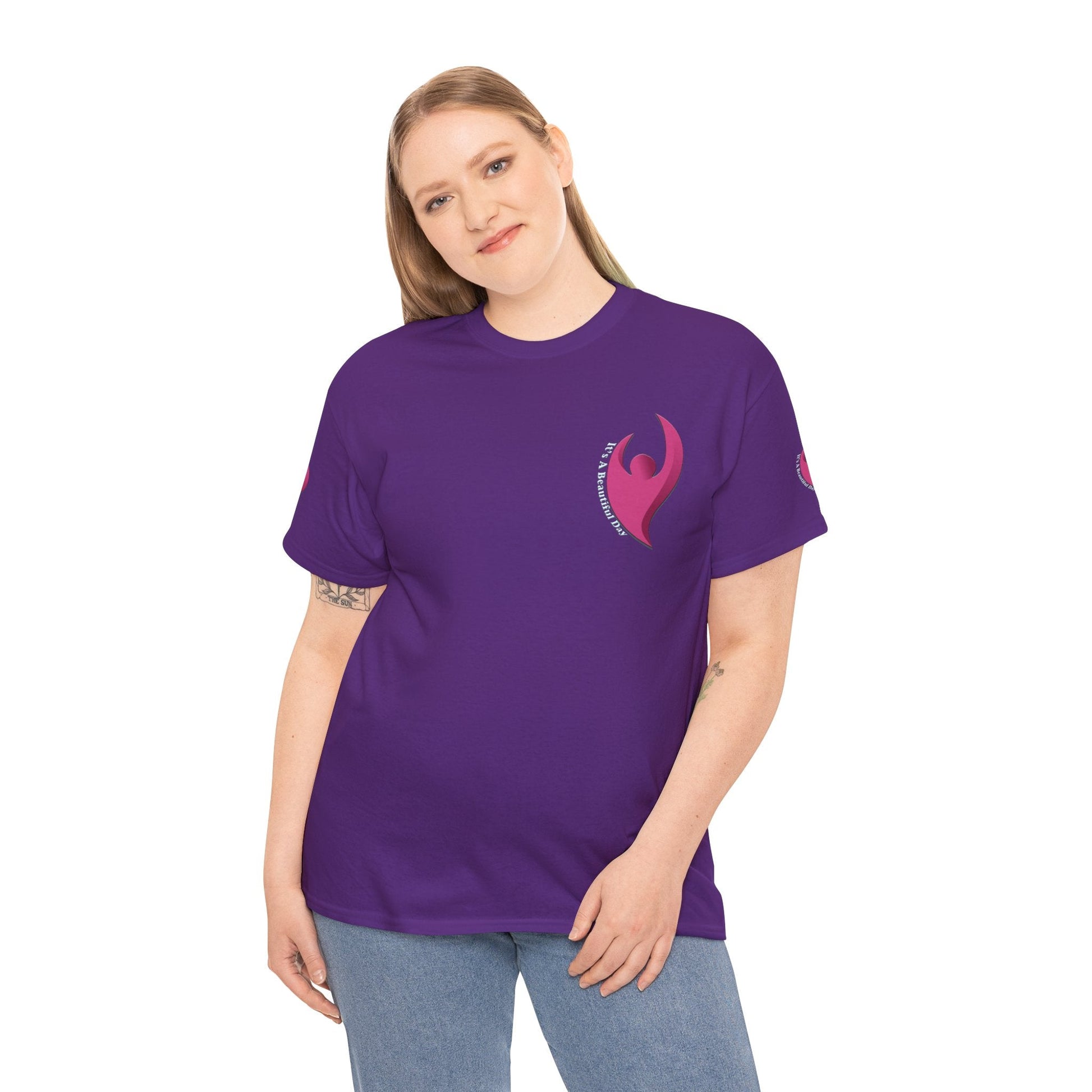 Unisex Beautiful Day Heavy Cotton T-shirt -Classic Comfort & Style