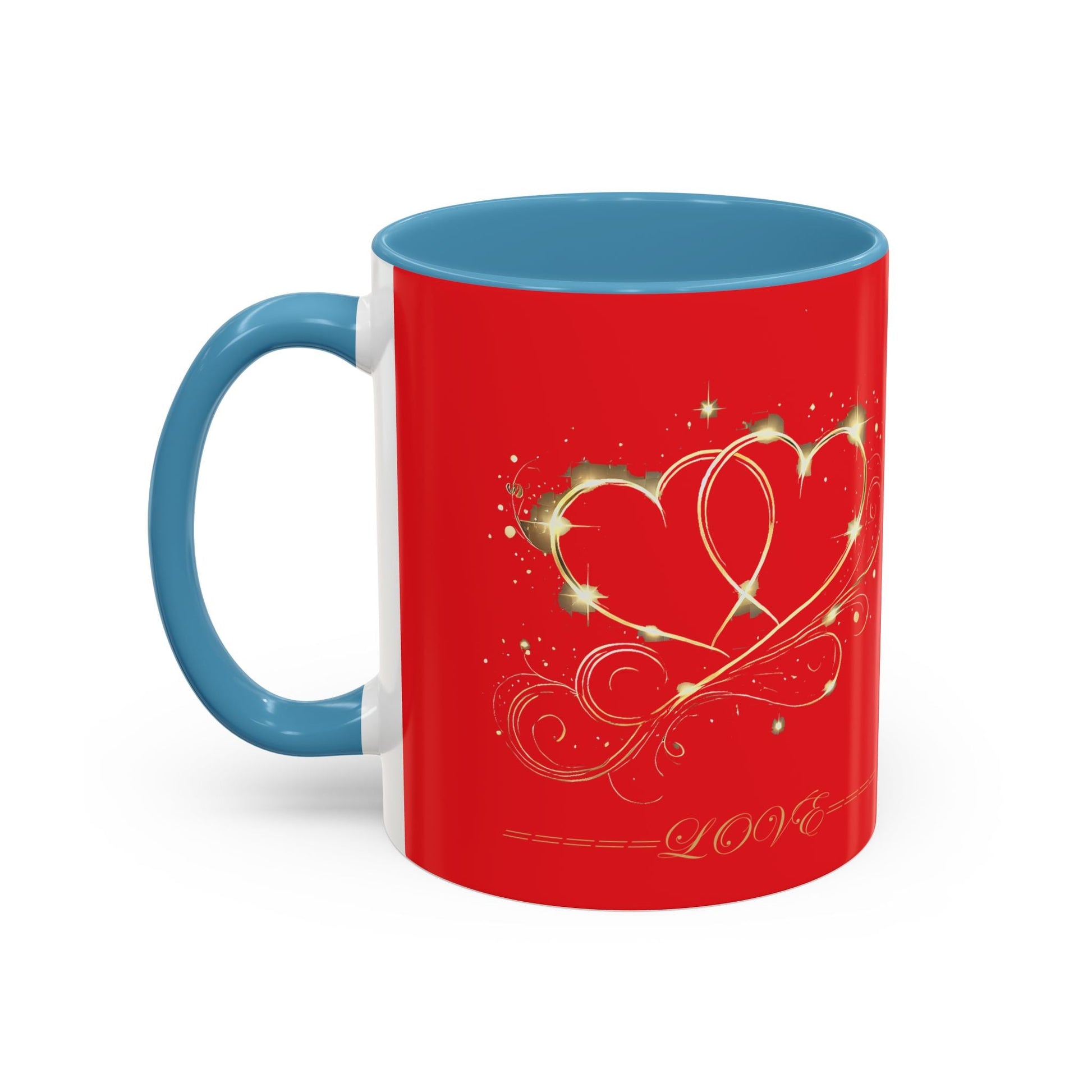Accent Coffee Mug - (11, 15oz) Valentine Mug Special Bold Color