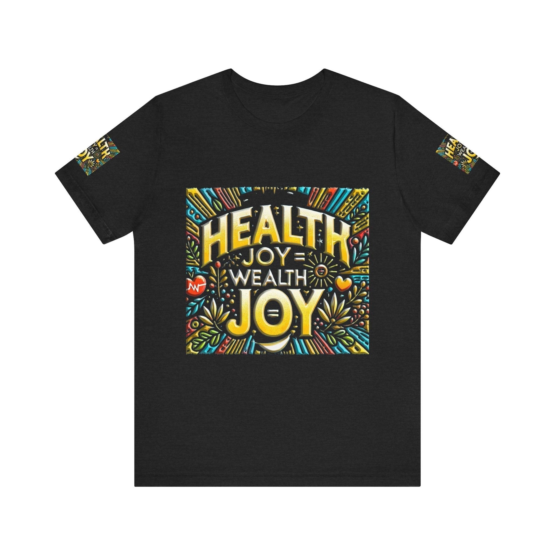 Unisex Jersey Short Sleeve T-shirt – Health Joy - Wealth Joy | Comfy Fit