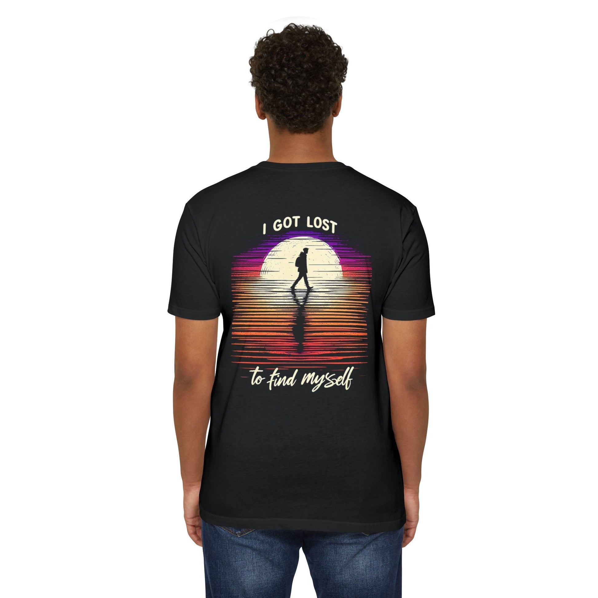 Unisex T-Shirt Lost to Find - Stylish Casual Inspirational Quote Shirt
