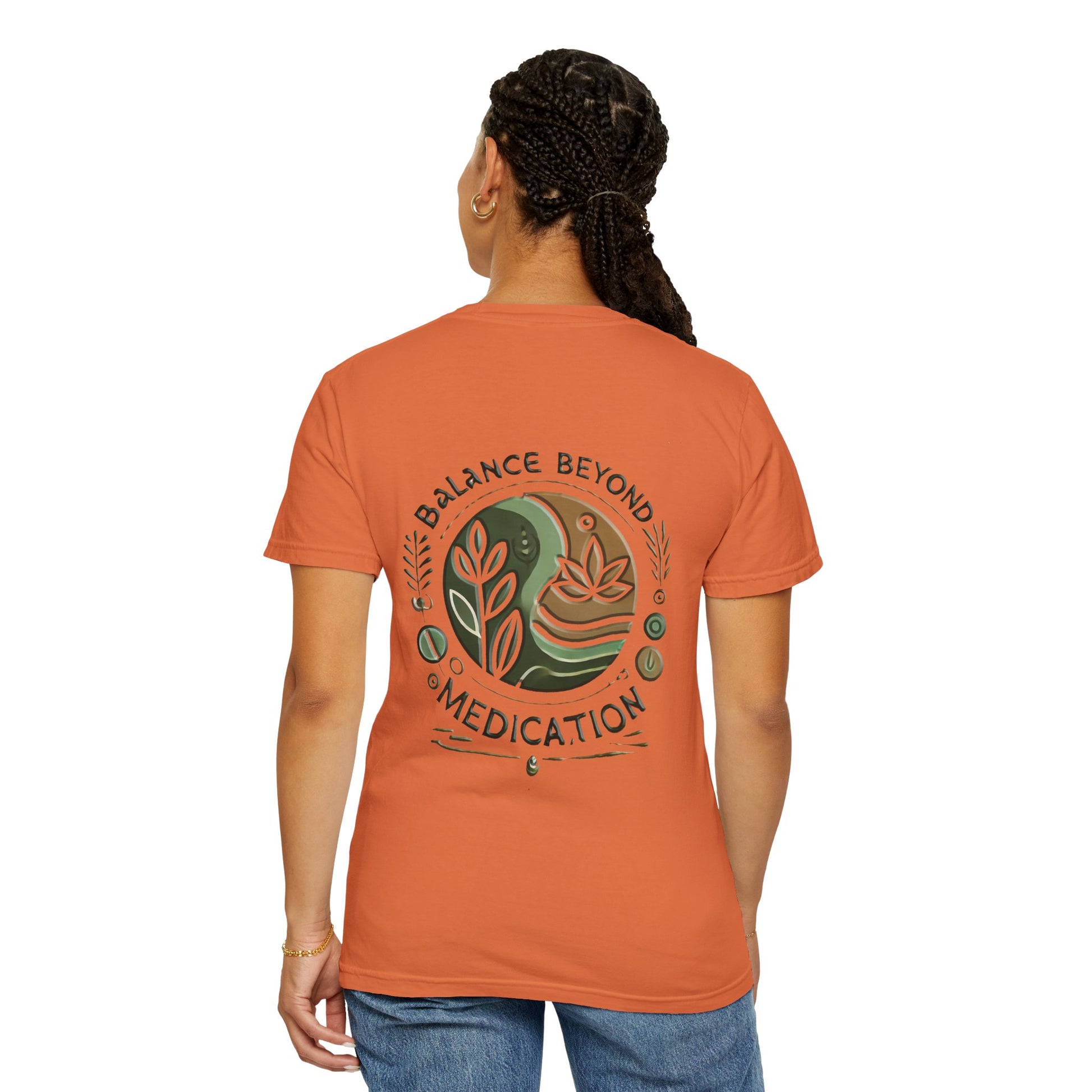 Balance Beyond Medication Unisex Garment-Dyed T-Shirt