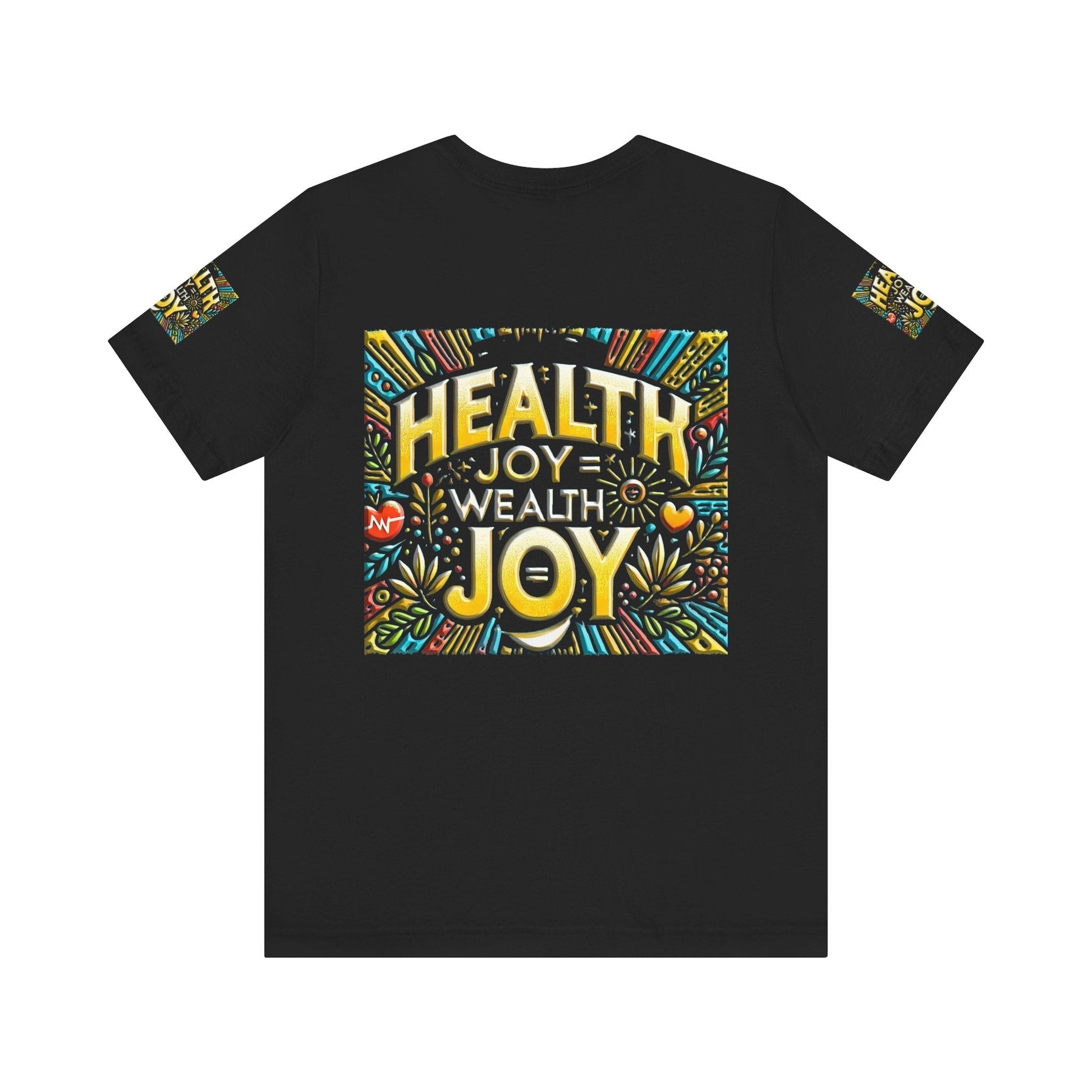 Unisex Jersey Short Sleeve T-shirt – Health Joy - Wealth Joy | Comfy Fit