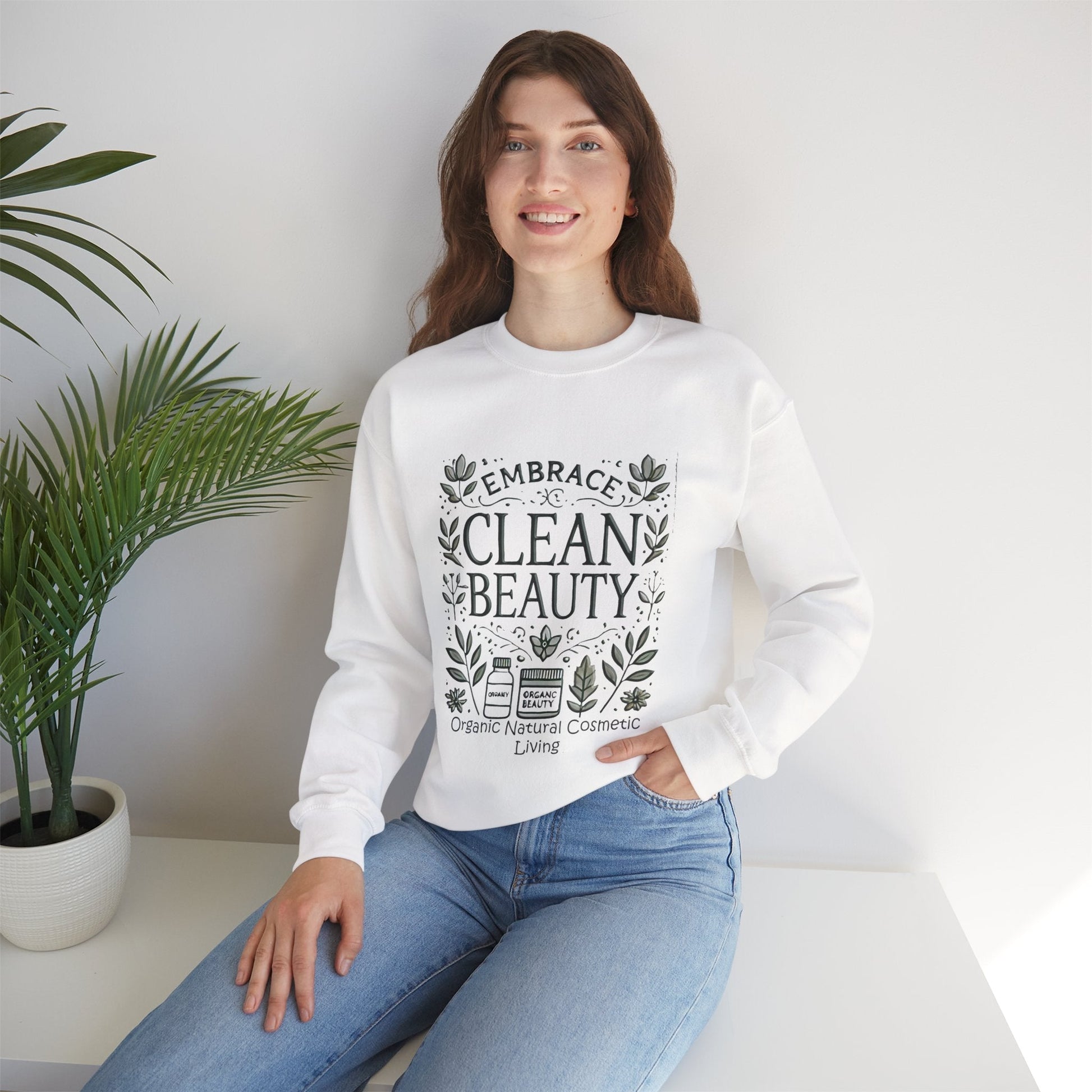 Unisex Heavy Blend - Crewneck Sweatshirt Feel Warm & Cozy
