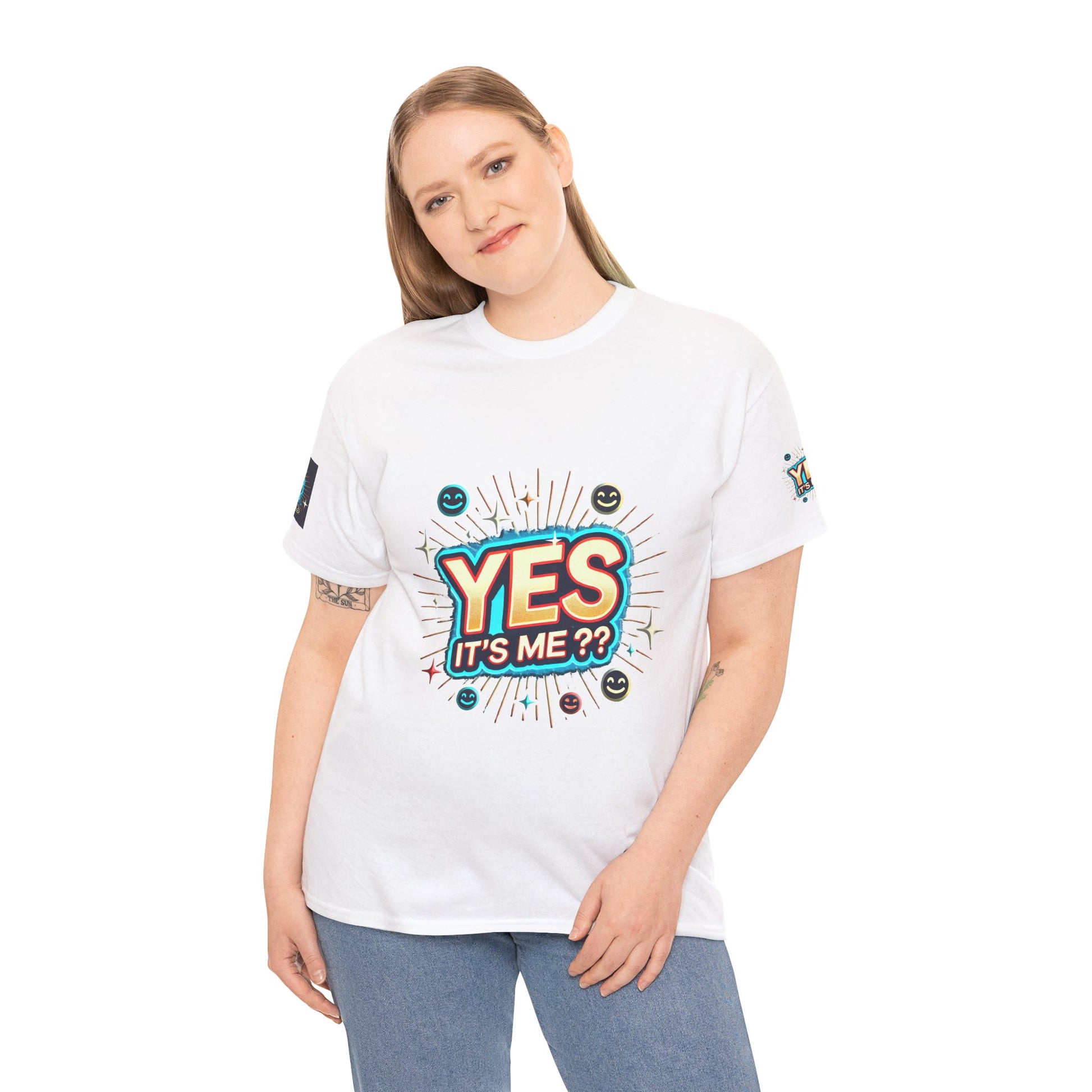 Unisex Heavy Cotton T-shirt Yes It's Me T-Shirt for Comfort