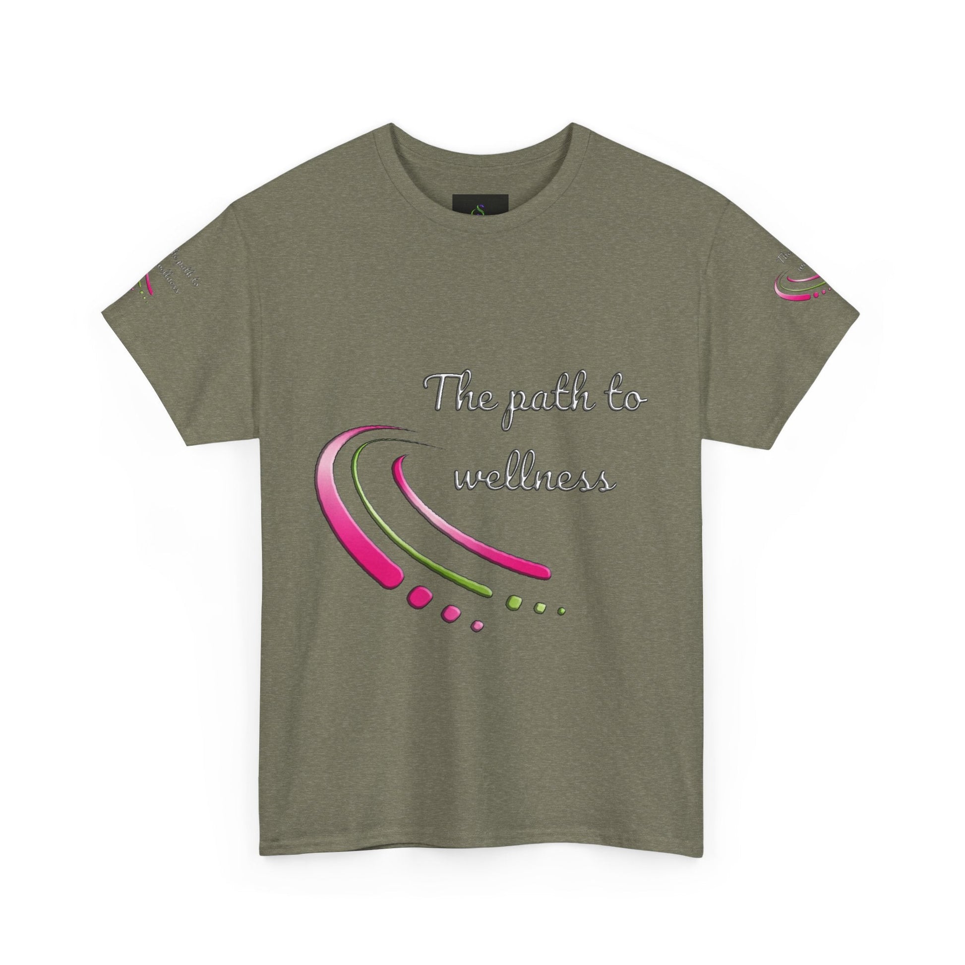 Unisex Welllness Heavy Cotton T-shirt - The Path To Wellness  Everyday