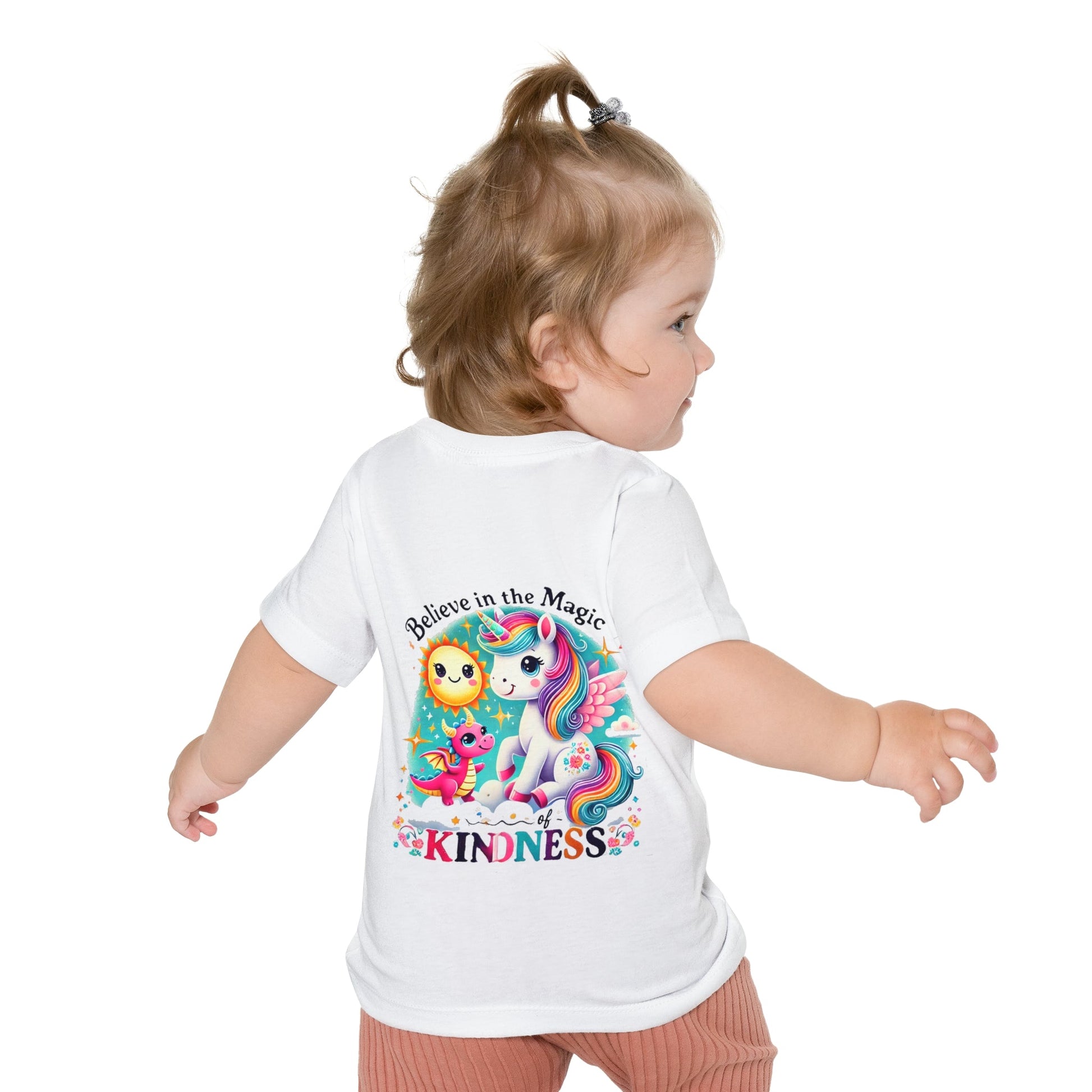 Baby Short Sleeve T-Shirt -Believe in the Magic of Kindness