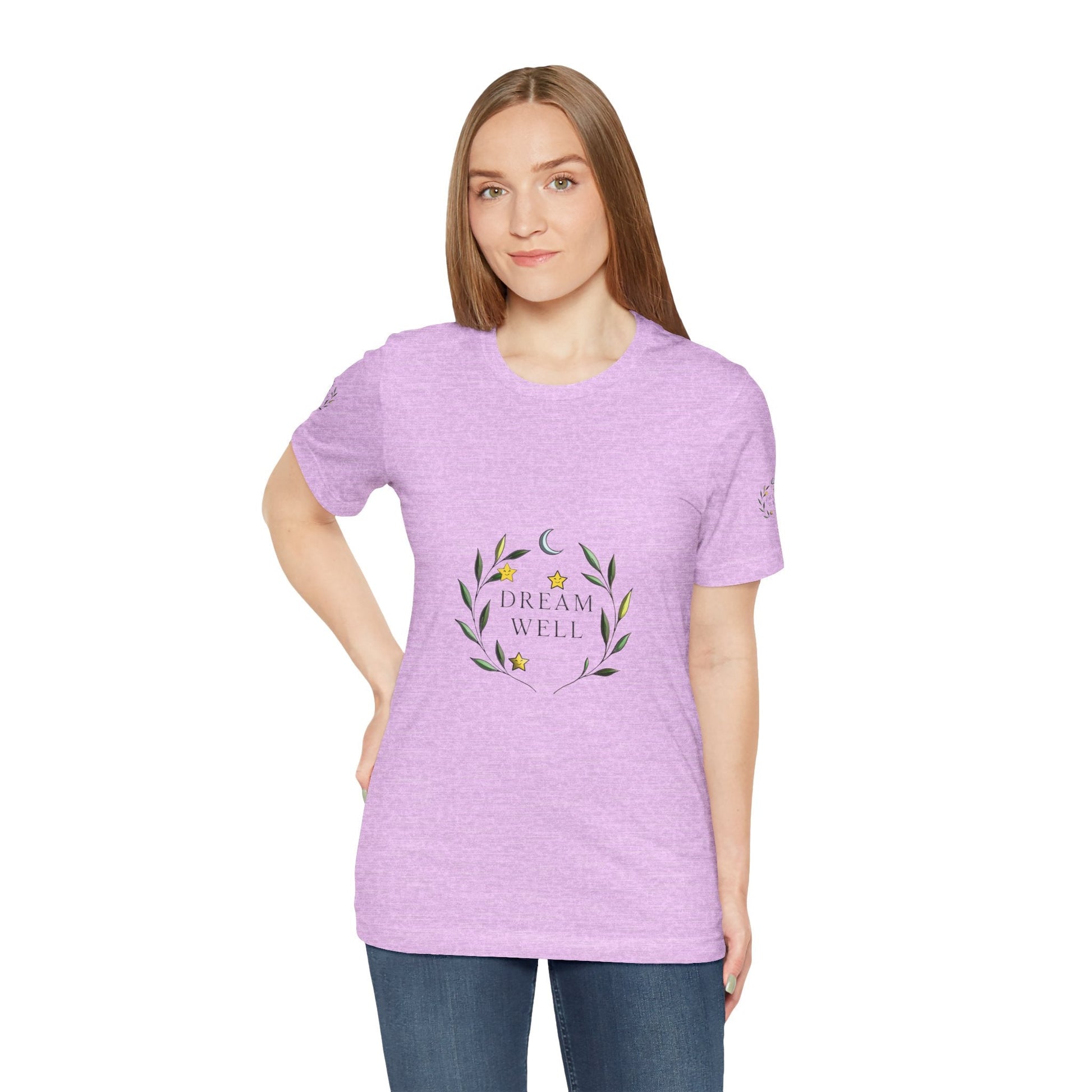 Dream Well Unisex Jersey T-shirt | Relaxed Fit, Care, or Relaxation