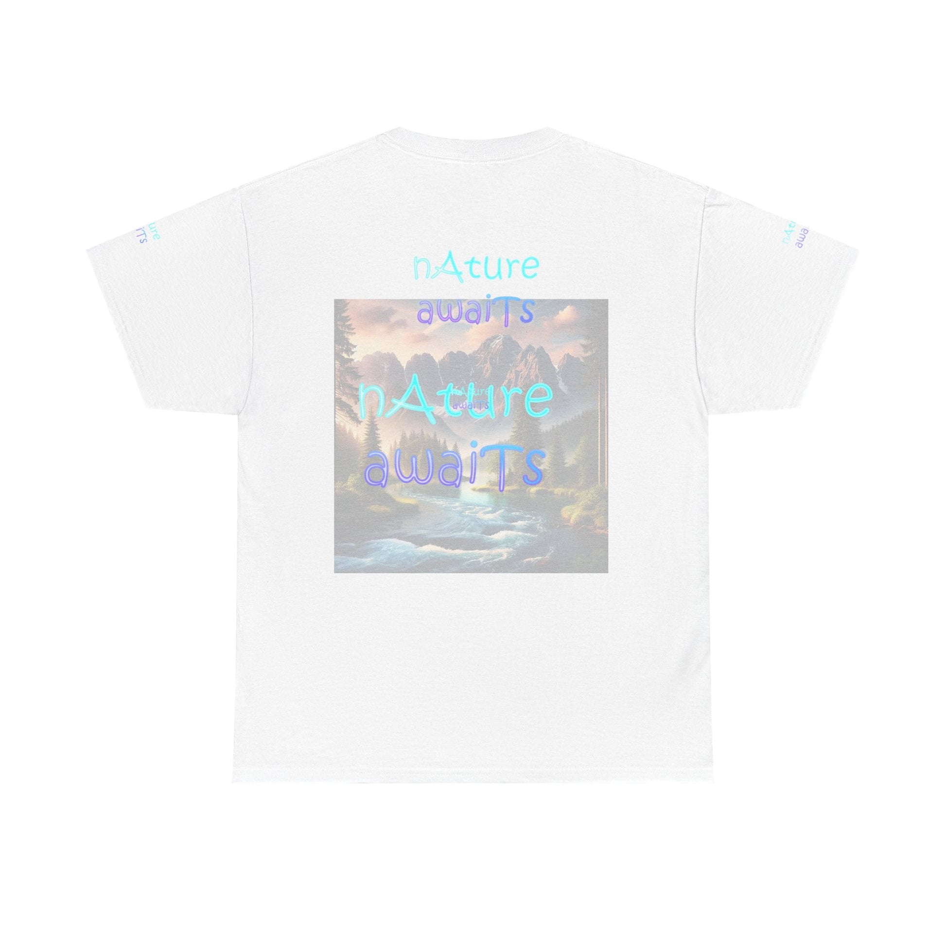 Unisex Heavy Cotton t-shirt Nature Awaits t-shirt for Comfort & Style
