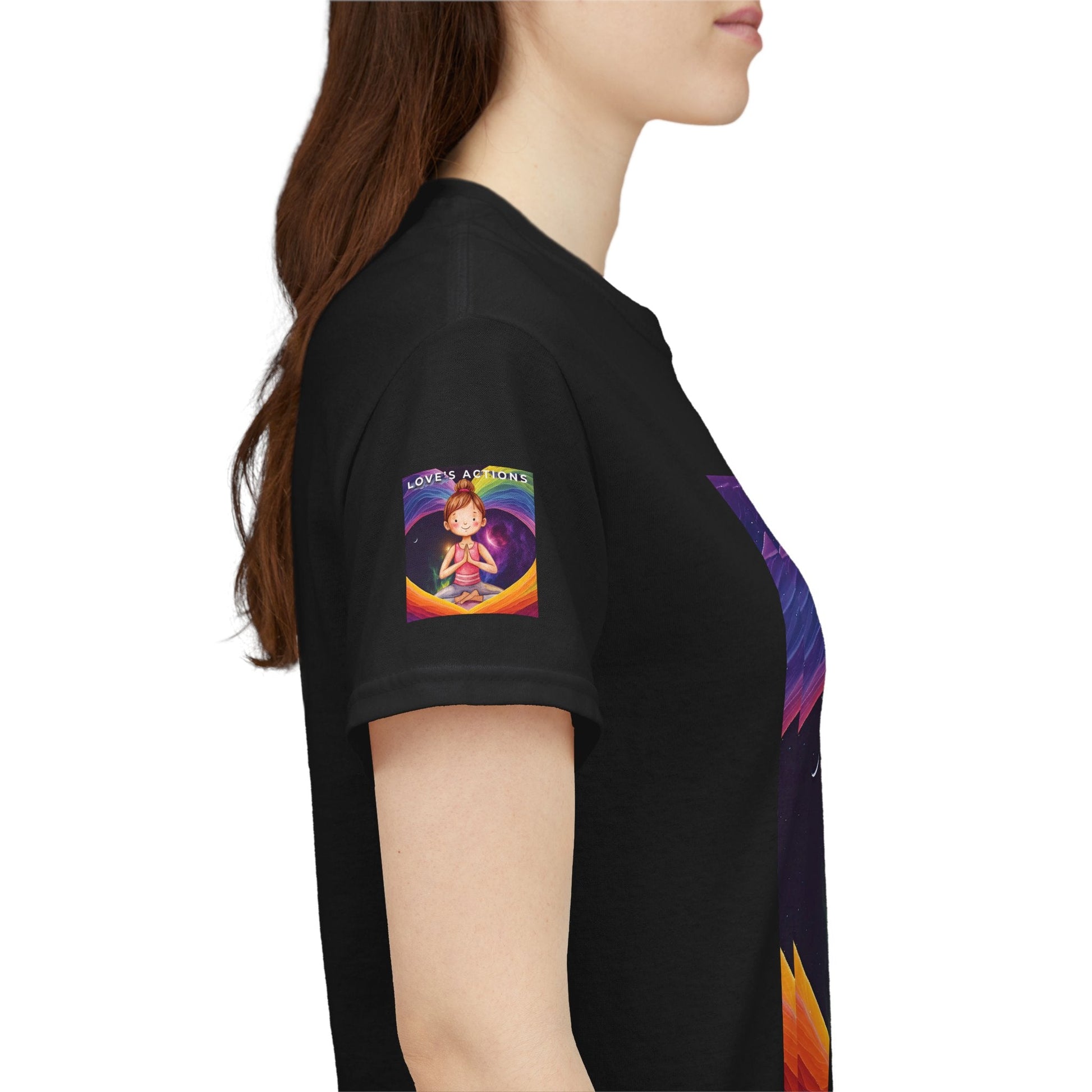 Unisex Heavy Cotton T-shirt - Love's Action Book Cover - Meet Lily