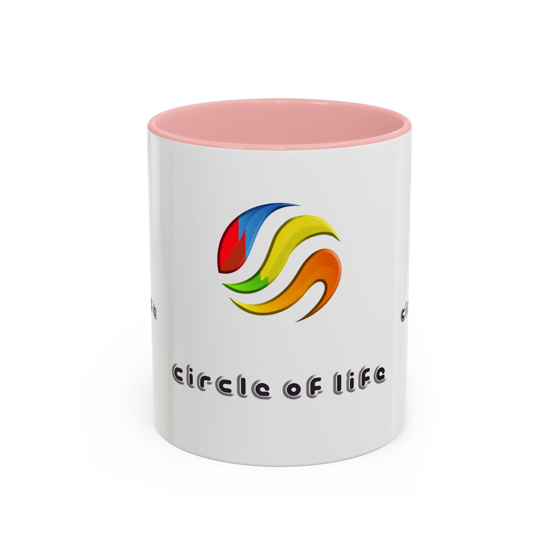 Accent Coffee Mug - (11, 15oz) Circle of Life Stylish Ceramic Mug
