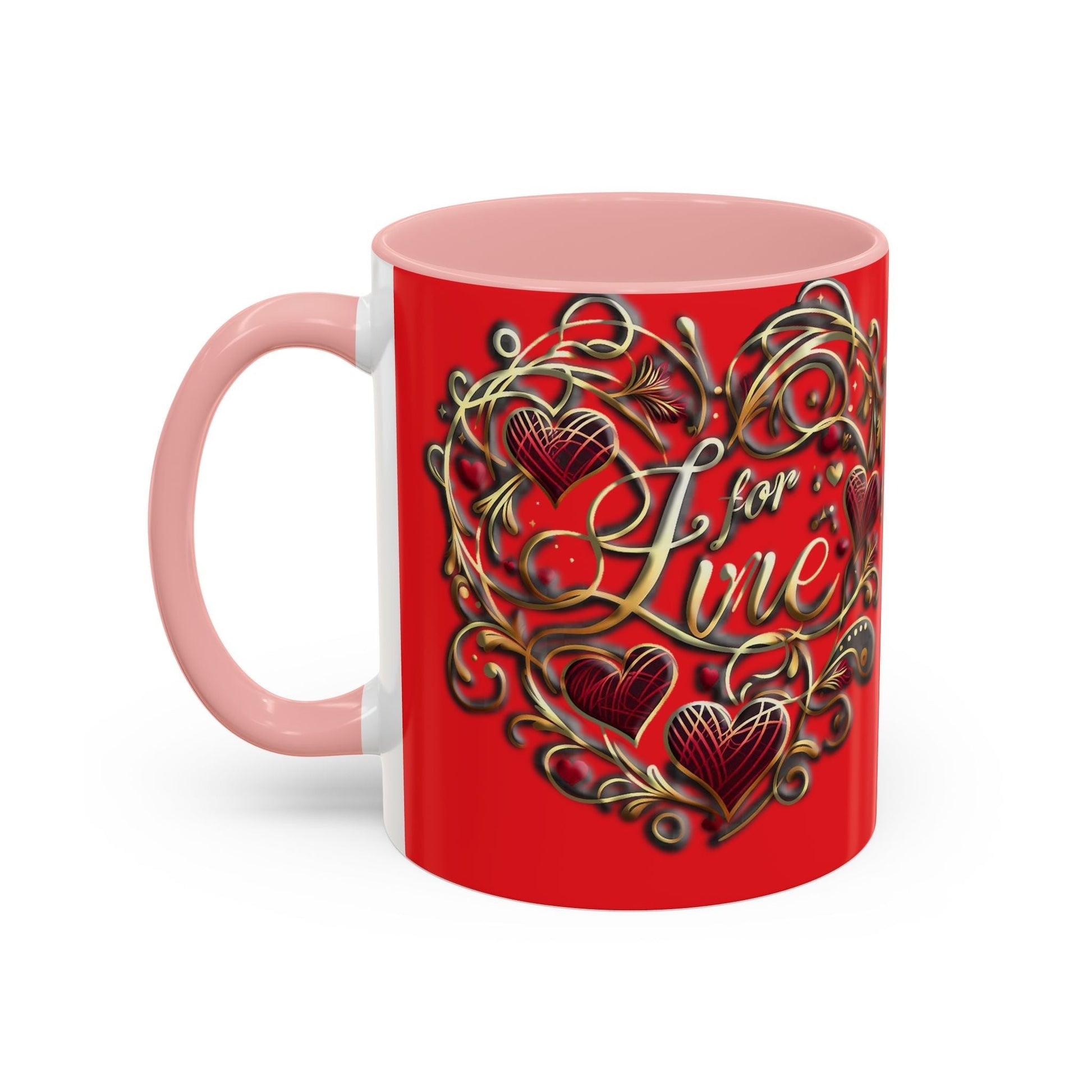 Accent Coffee Mug - (11, 15oz) Valentine Mug Mixed Stylish Ceramic