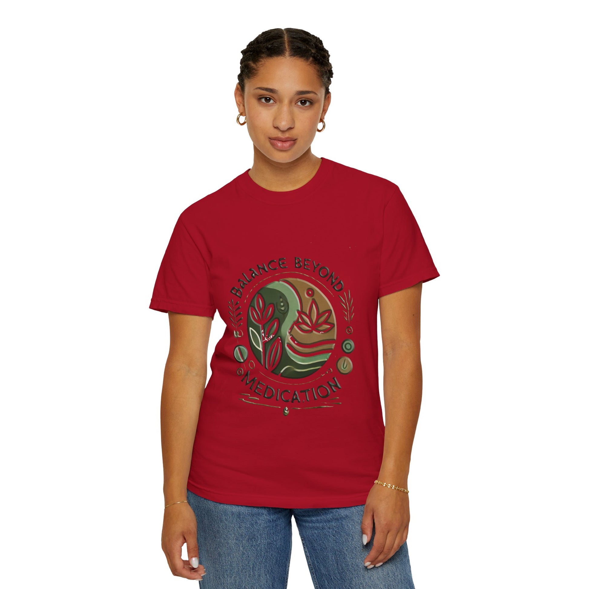 Balance Beyond Medication Unisex Garment-Dyed T-Shirt