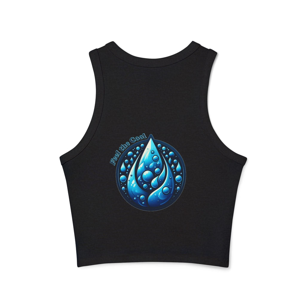 Womens Micro Rib Racer Tank Top
