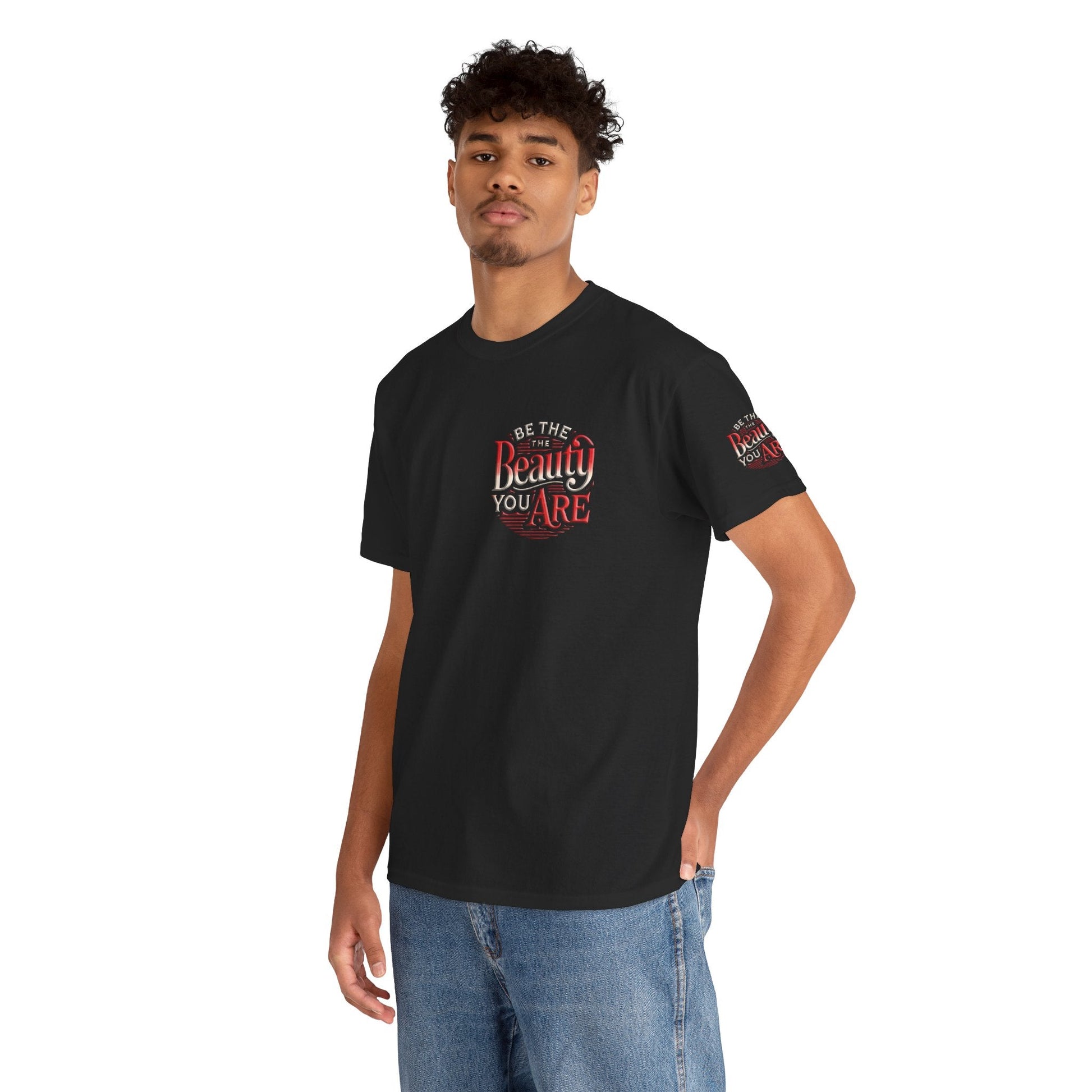 Unisex Heavy Cotton T-shirt - Be the Beauty You Are  Classic & Comfy