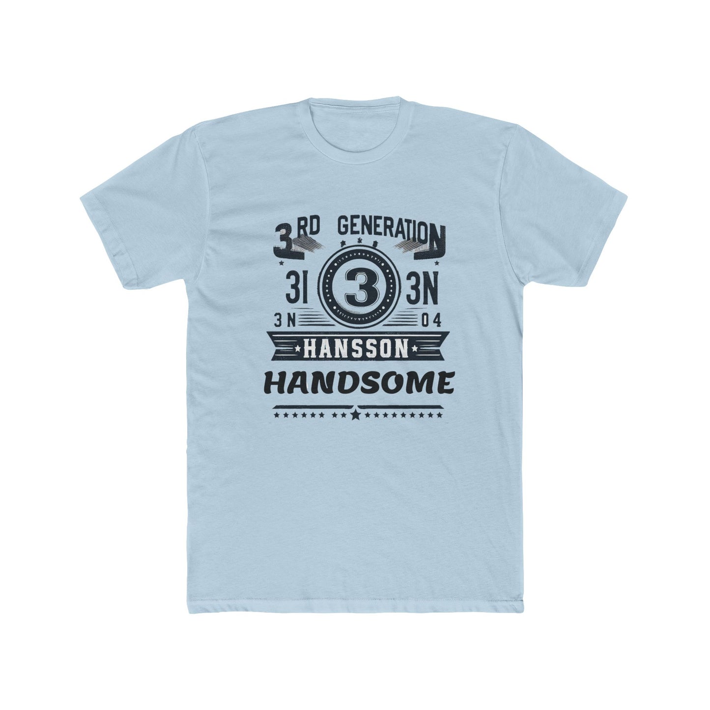 Unisex Cotton Crew Tee" 3rd Generation Handsome"