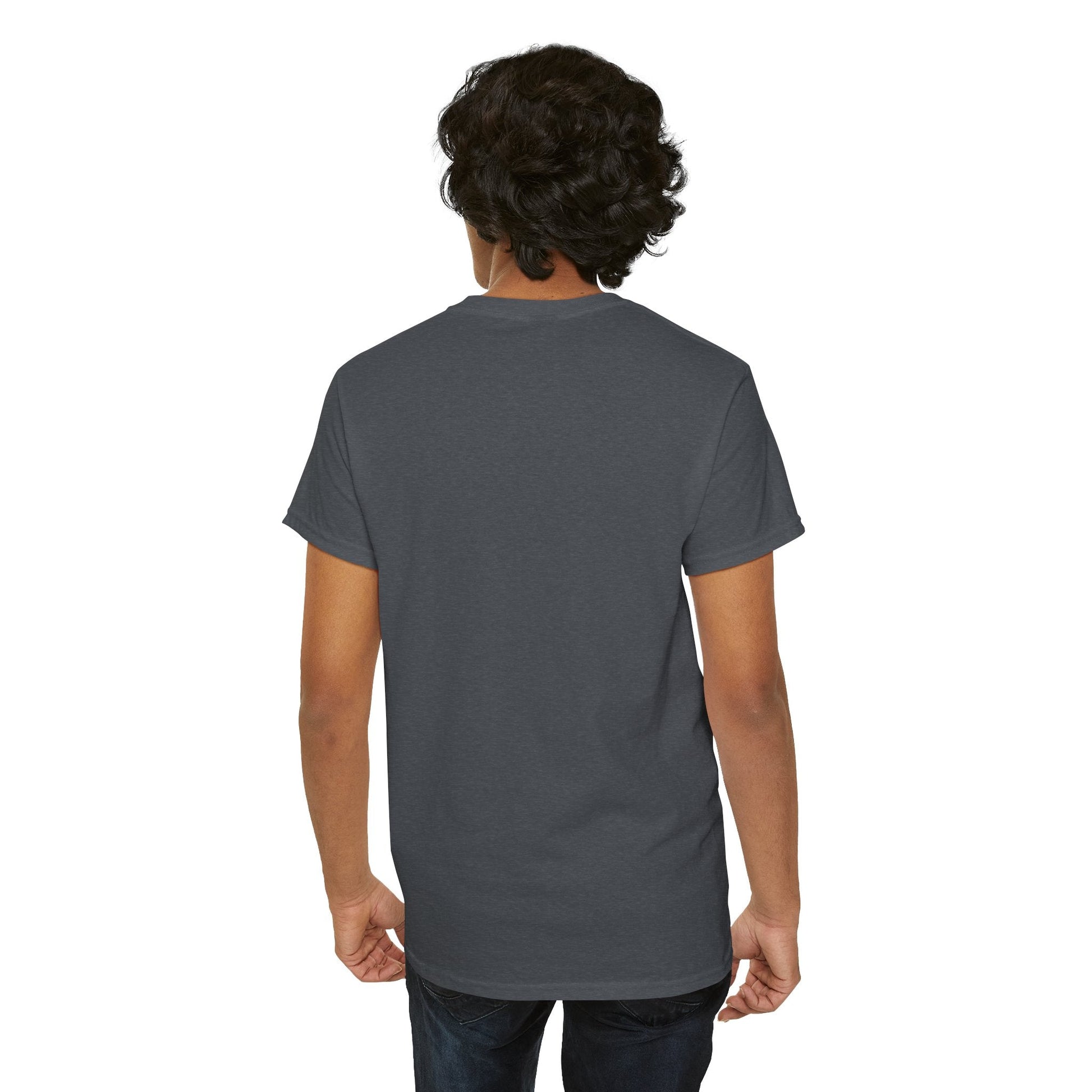 Fun Unisex Heavy Cotton T-shirt - When Life Gets Crazy, Roll With It!