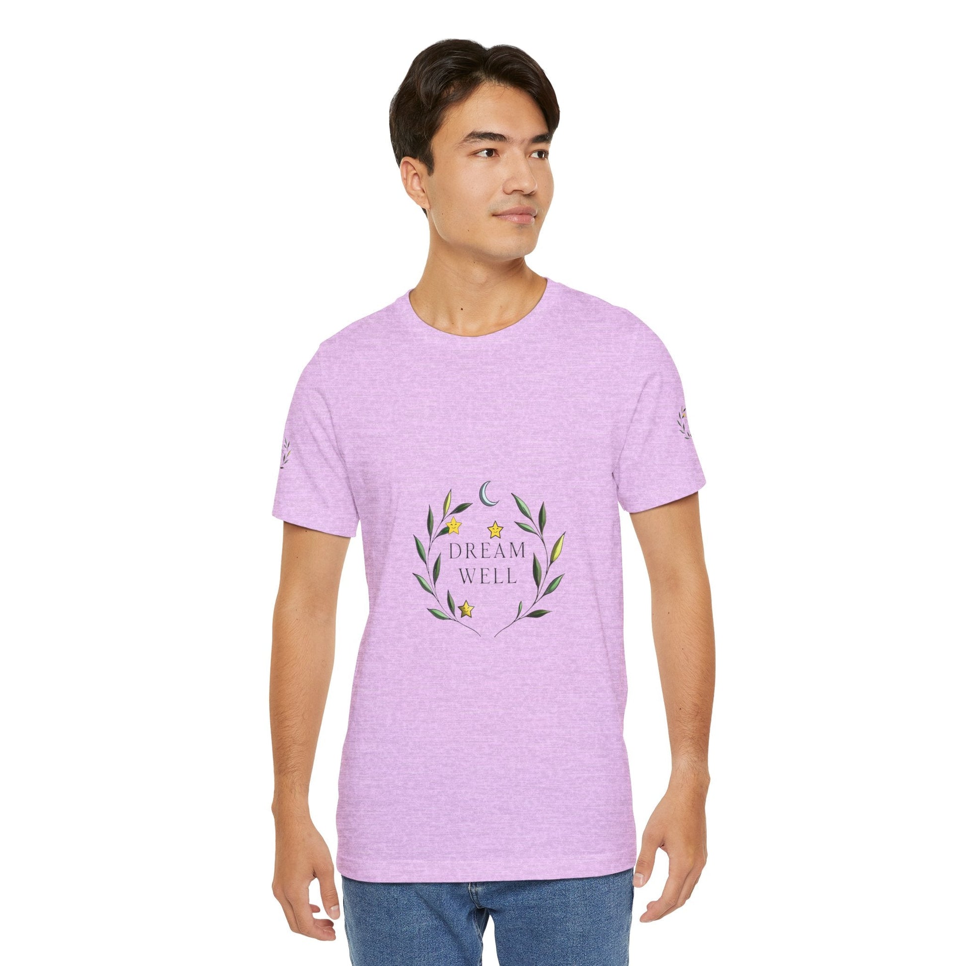 Dream Well Unisex Jersey T-shirt | Relaxed Fit, Care, or Relaxation