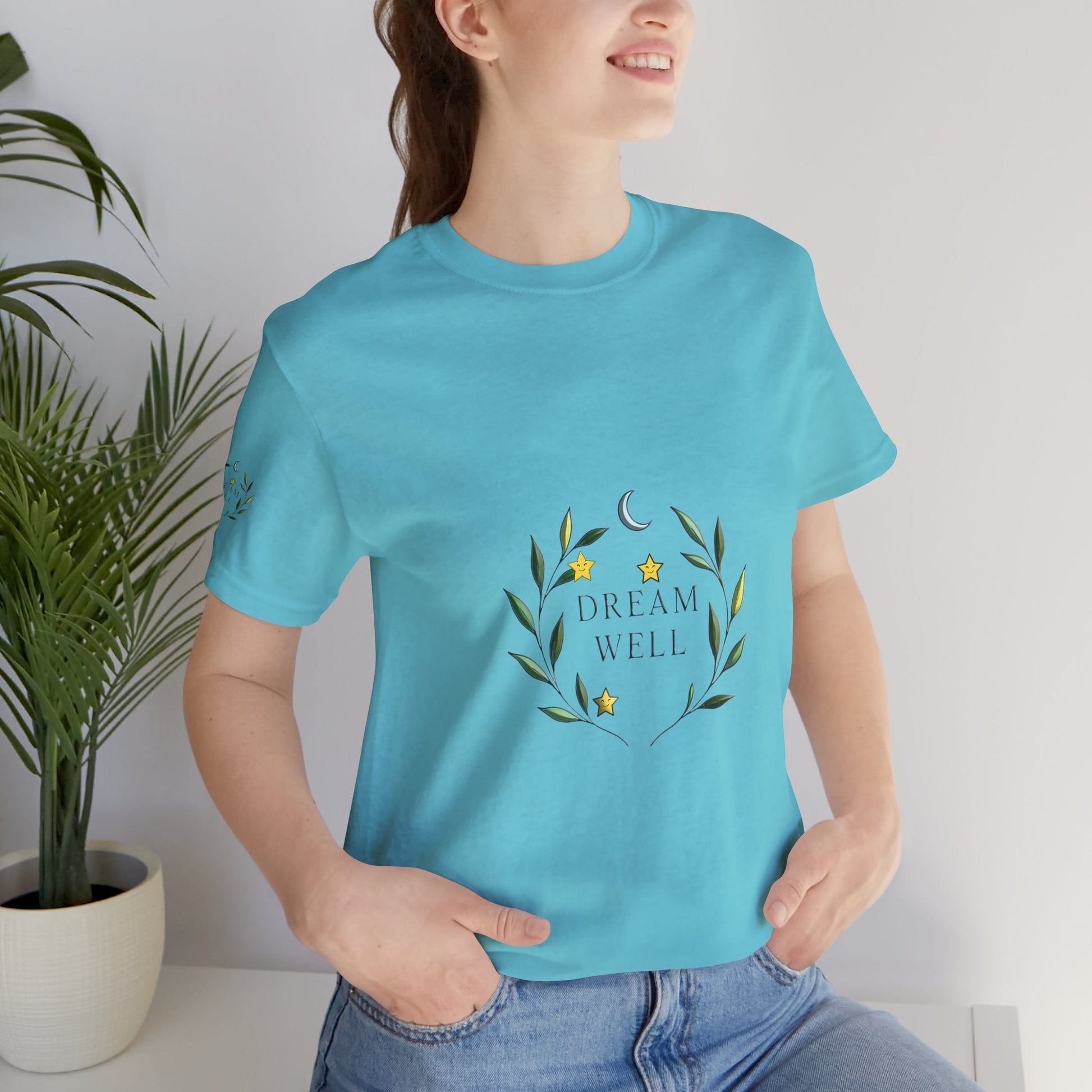 Dream Well Unisex Jersey T-shirt | Relaxed Fit, Care, or Relaxation
