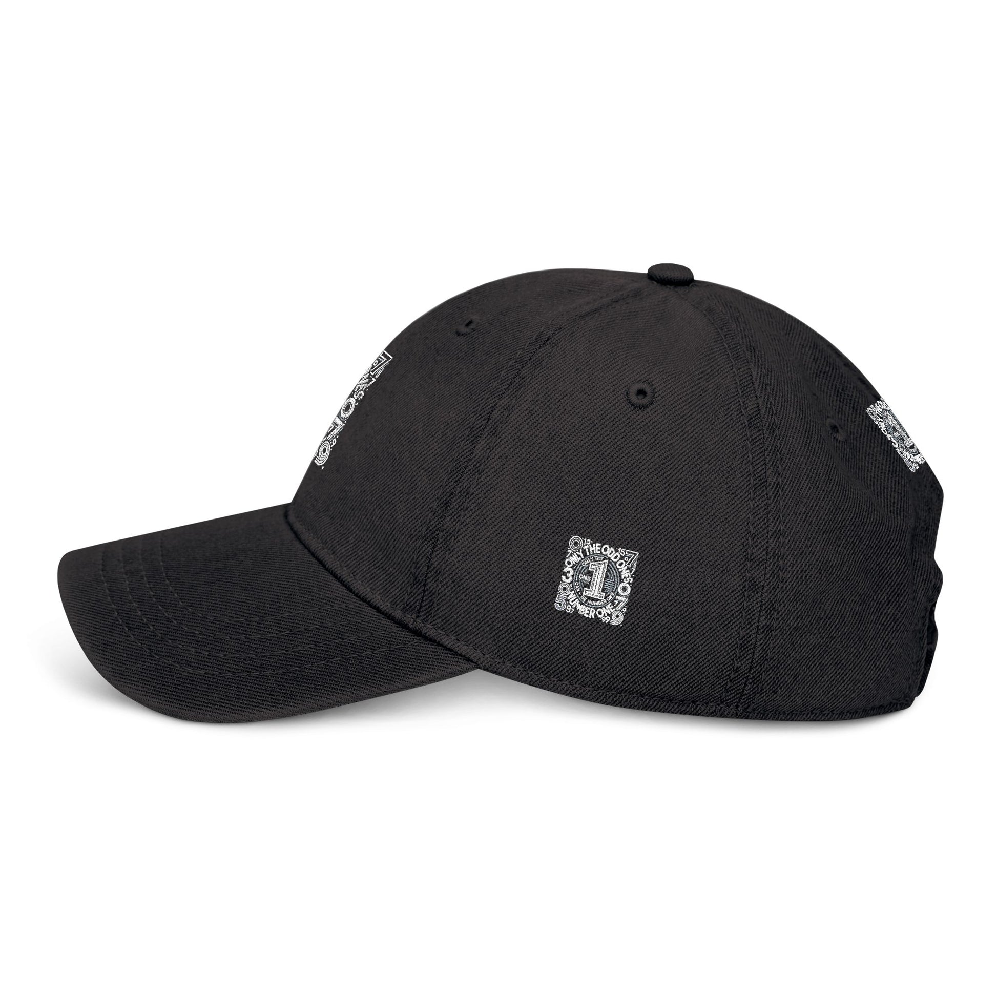 Unique Embroidered Denim Hat-Celebrate Individuality! Only the Odd Ones