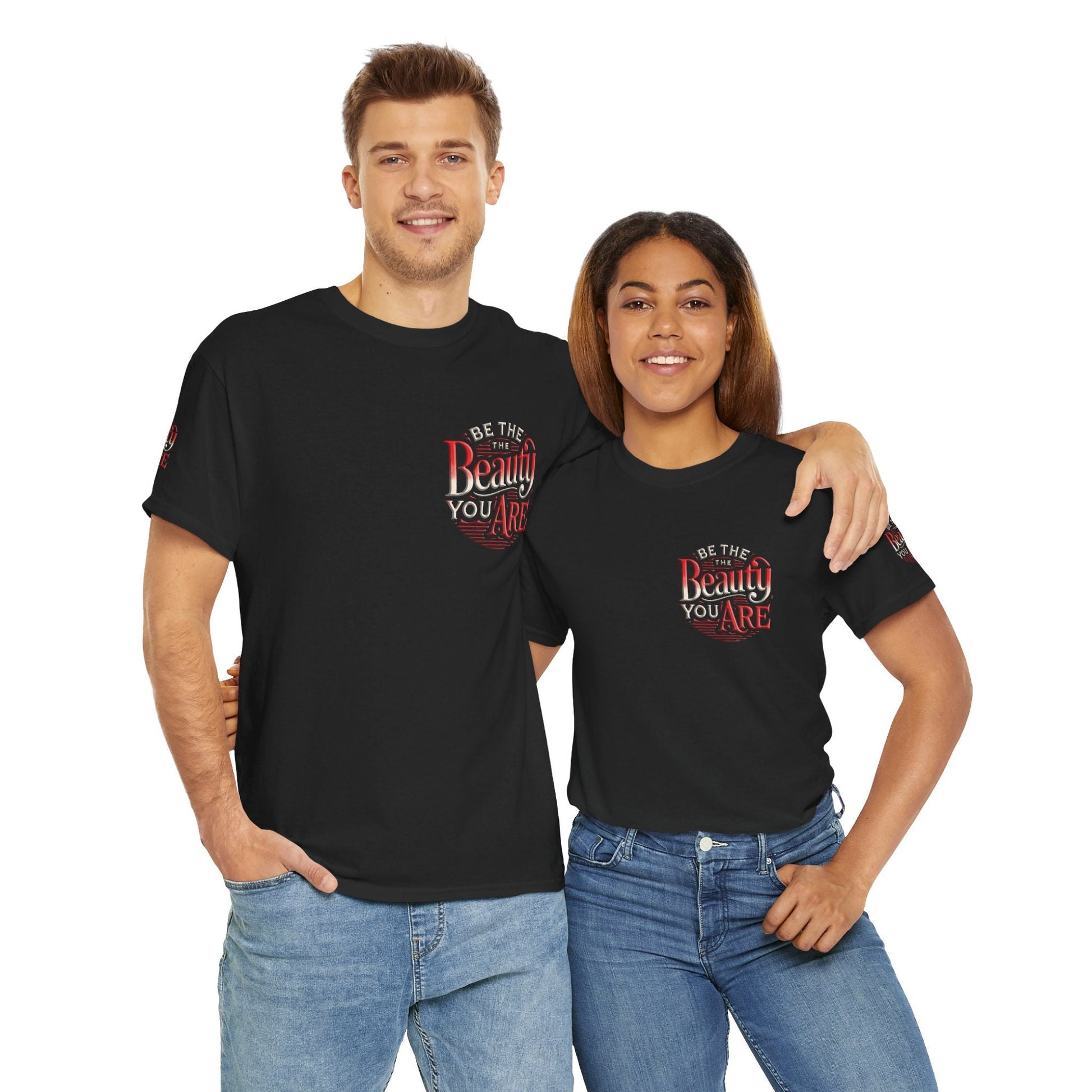 Unisex Heavy Cotton T-shirt - Be the Beauty You Are  Classic & Comfy