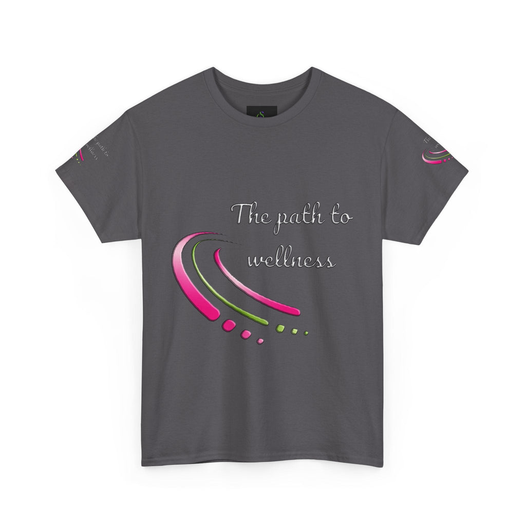 Unisex Welllness Heavy Cotton T-shirt - The Path To Wellness  Everyday