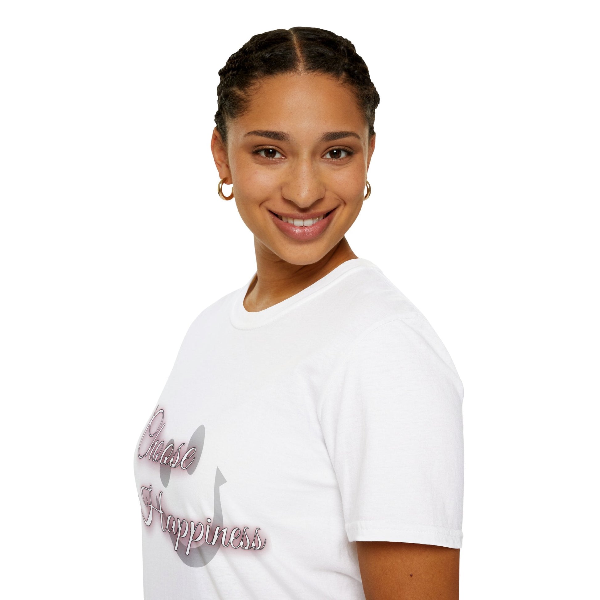 Unisex Softstyle t-shirt - Choose Happiness-Positive Vibes Tee