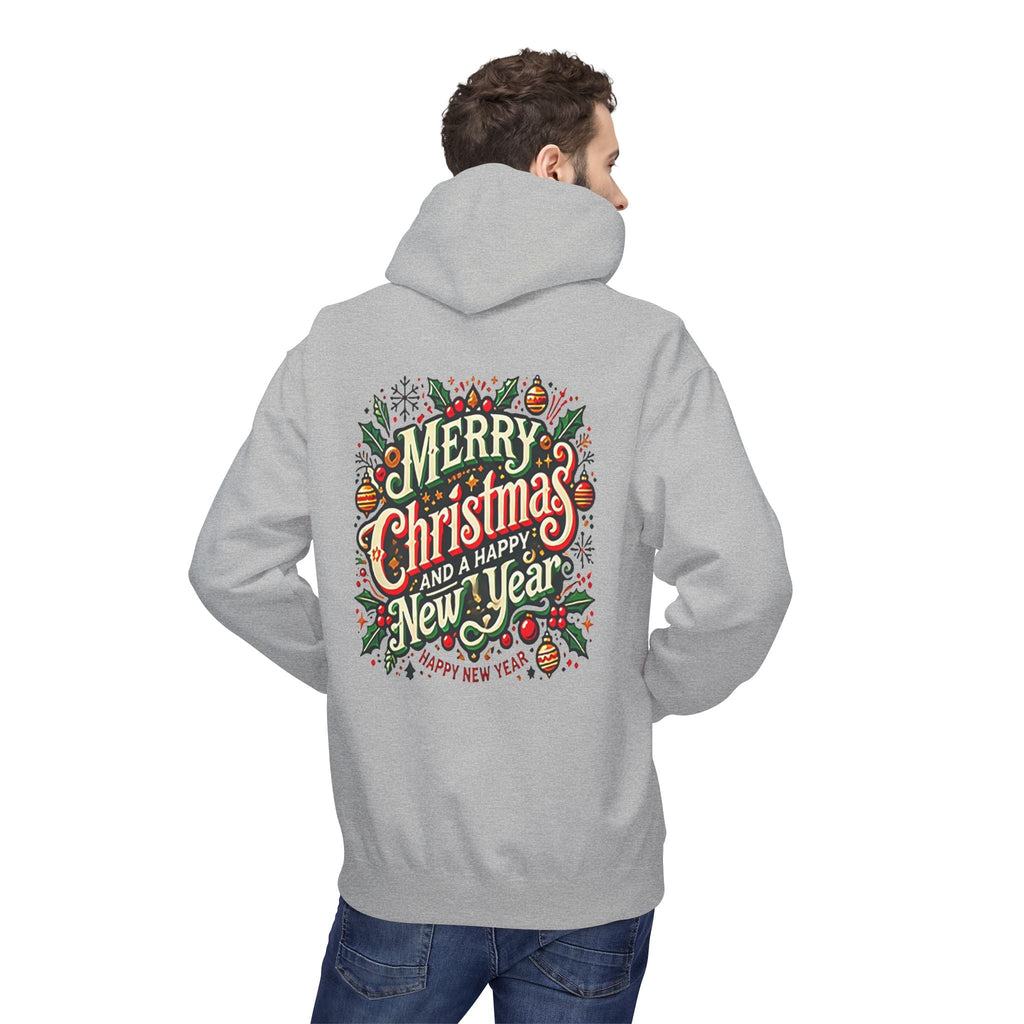 Unisex Midweight Softstyle Fleece Hoodie -  Christmas Holiday Cheer