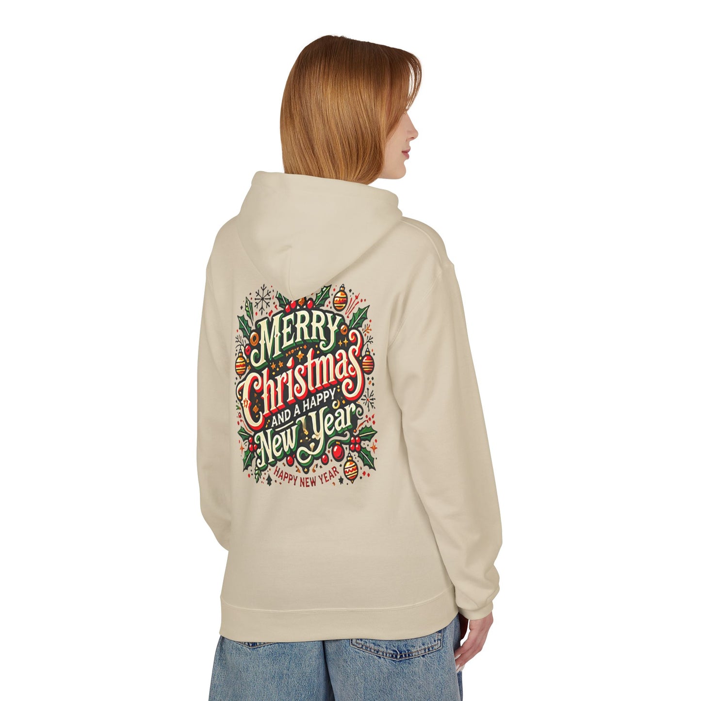 Unisex Midweight Softstyle Fleece Hoodie" Christmas "