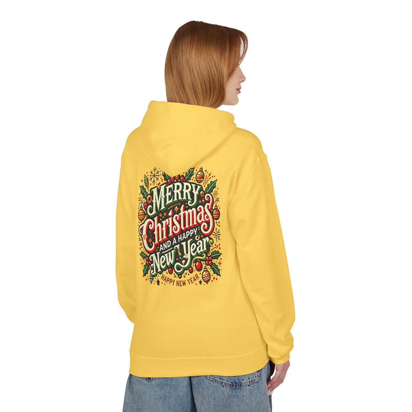 Unisex Midweight Softstyle Fleece Hoodie" Christmas "