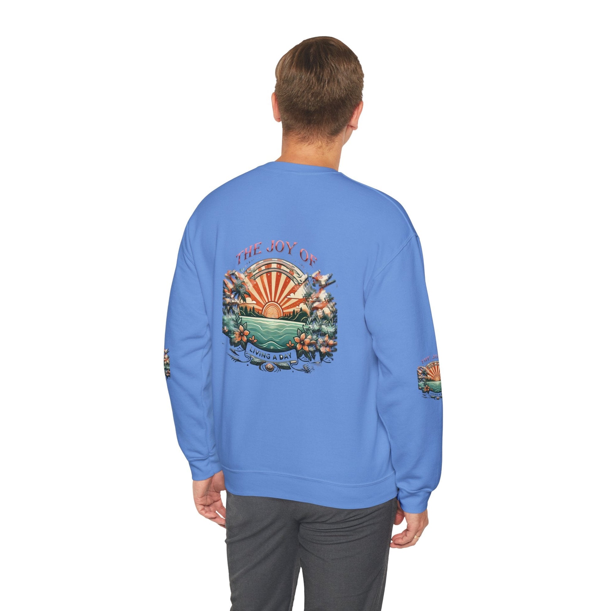 Unisex Heavy Blend - Crewneck Sweatshirt- The Joy Of Living a Day