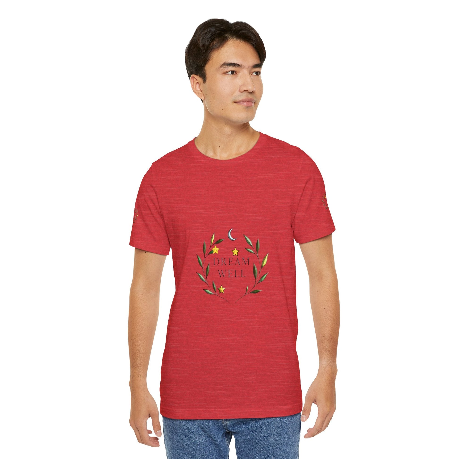 Dream Well Unisex Jersey T-shirt | Relaxed Fit, Care, or Relaxation