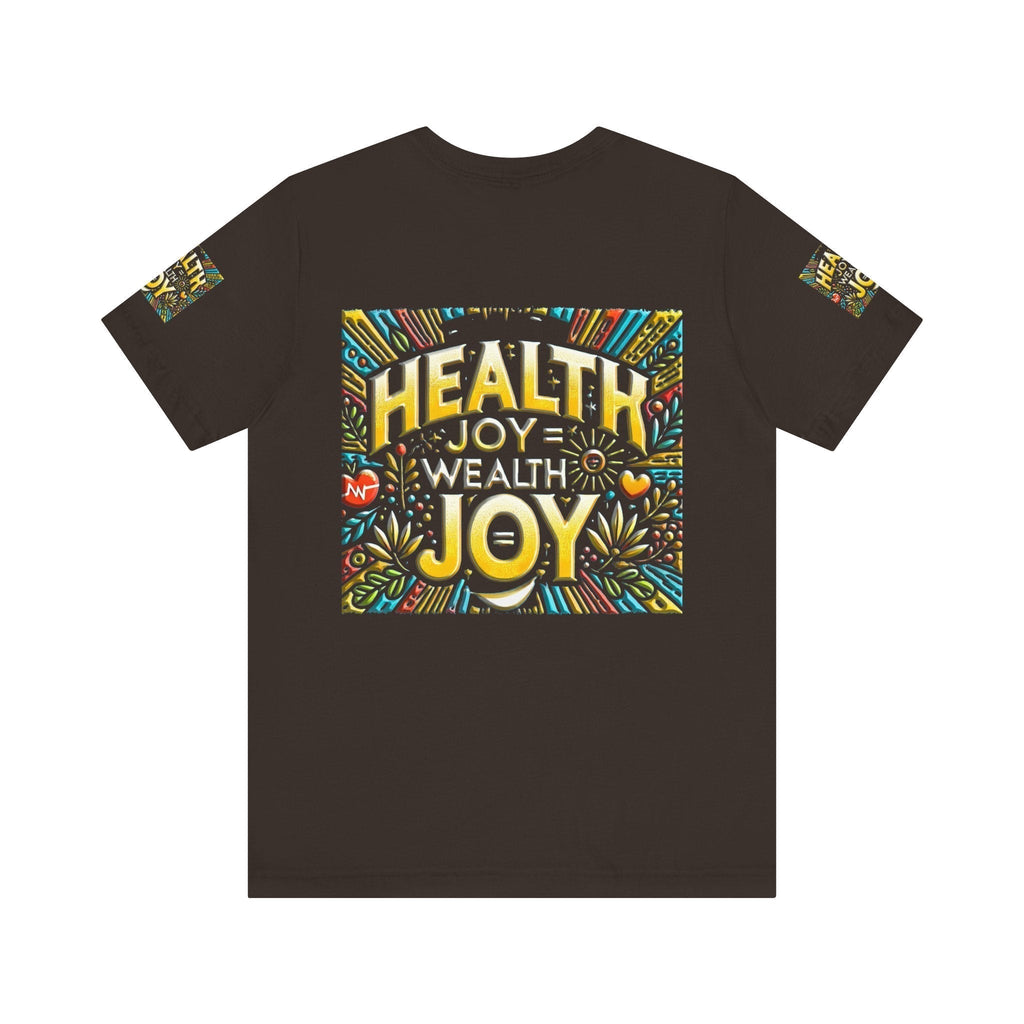Unisex Jersey Short Sleeve T-shirt – Health Joy - Wealth Joy | Comfy Fit