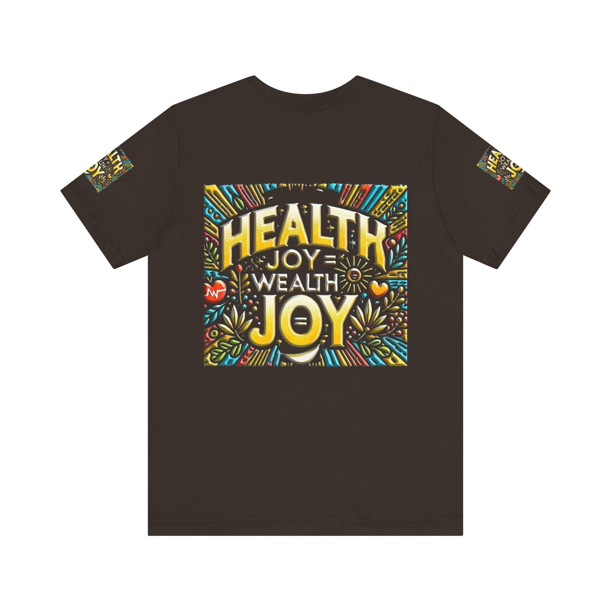 Unisex Jersey Short Sleeve T-shirt – Health Joy - Wealth Joy | Comfy Fit