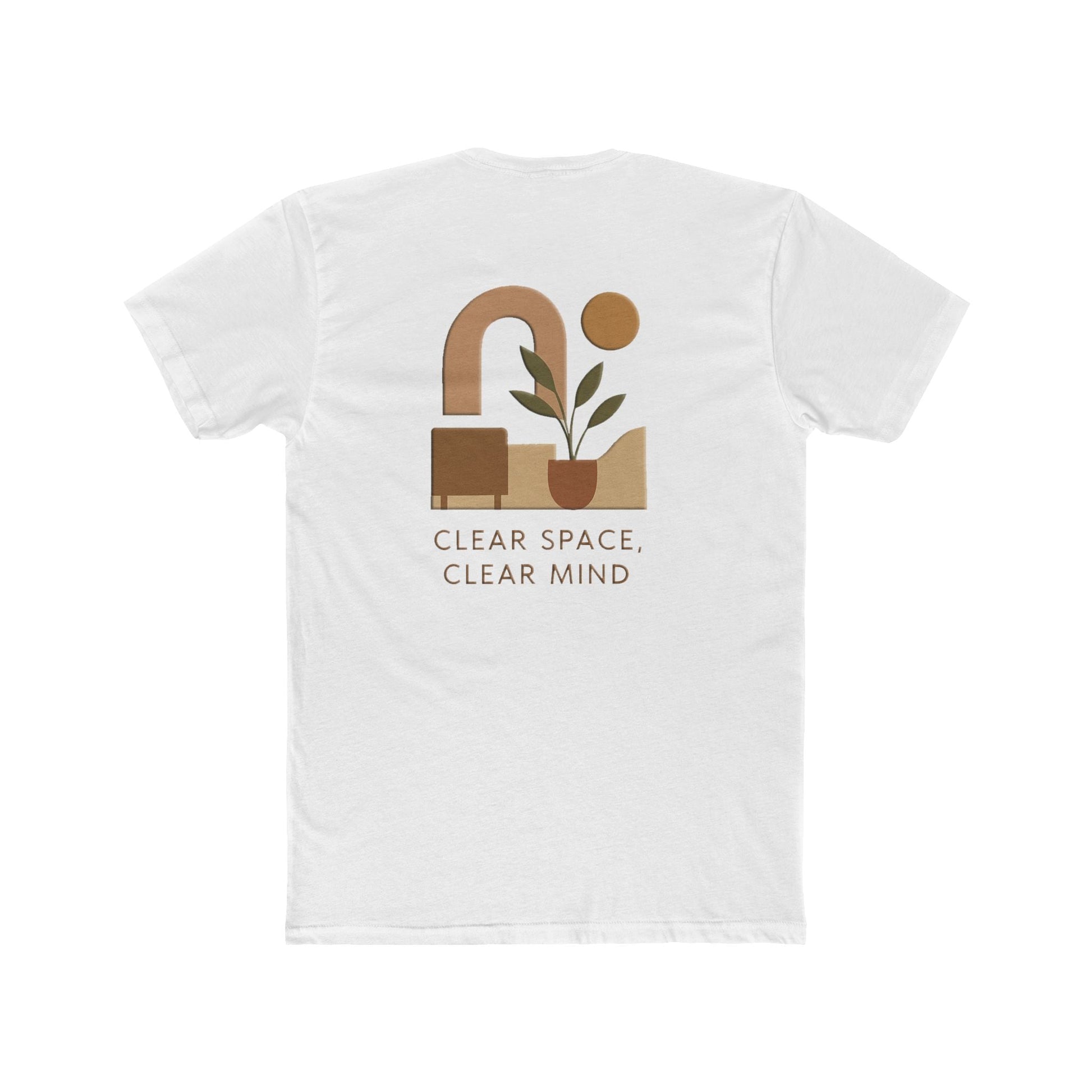 Mindfulness Graphic T-shirt, Cotton T-Shirt, Clear Space Clear Mind