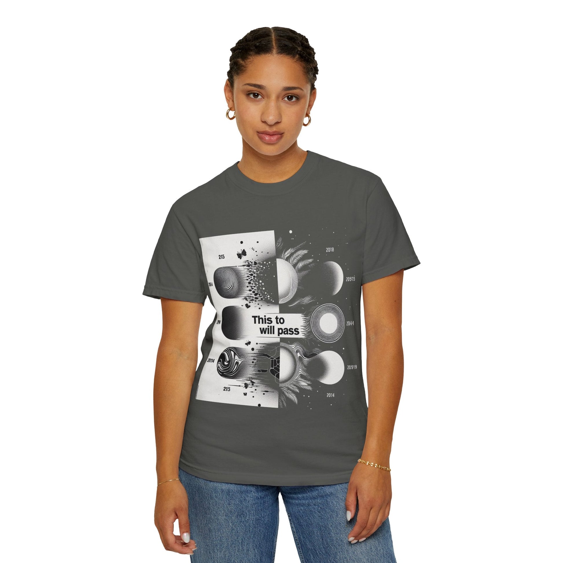 Unisex Garment-Dyed T-shirt This Too Shall Pass - Be Faithful