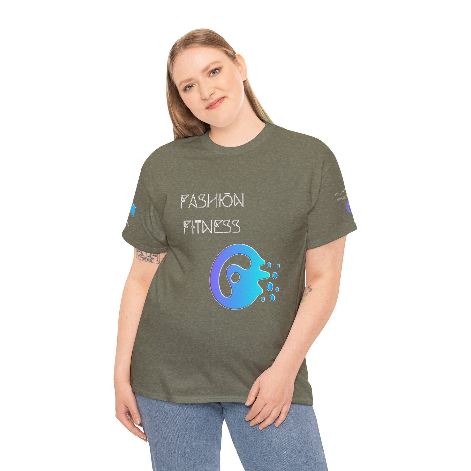 Unisex Heavy Cotton T-shirt  - Fashion Fitness Built for Everyday
