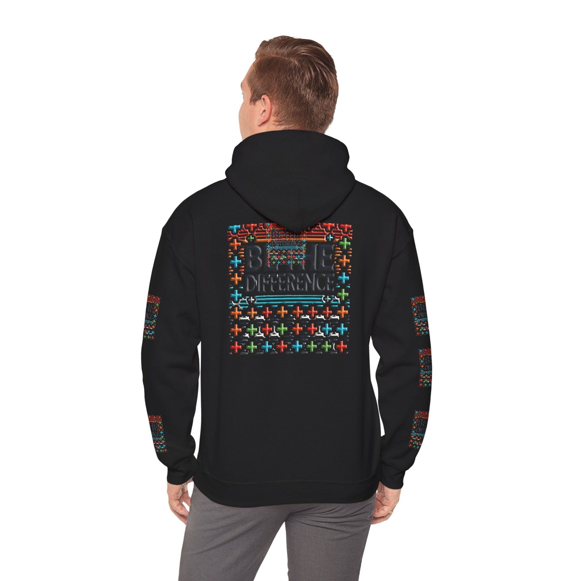 Heavy Blend - Hooded Sweatshirt Be The Difference Cozy, Soft, Stylish