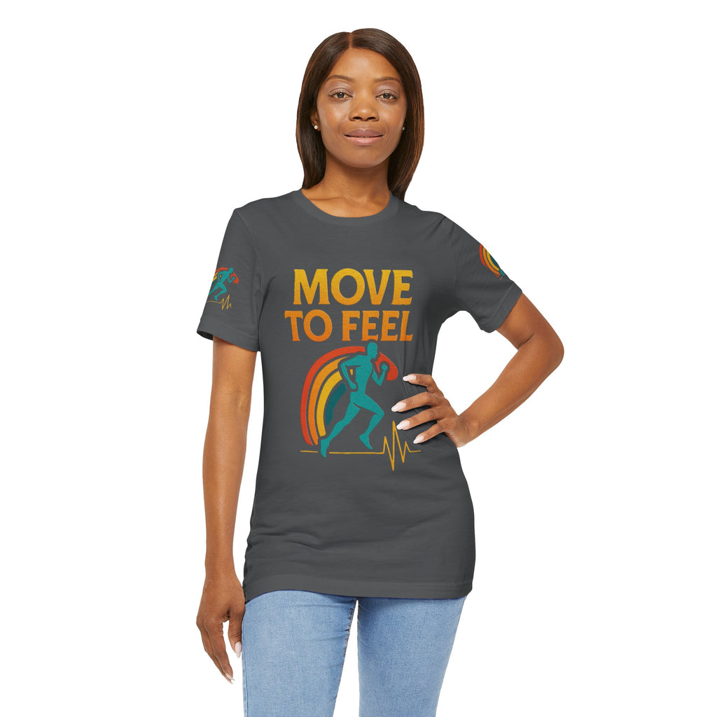 Unisex Fitness Motivational t-shirt | Inspire Move To Feel Active Style
