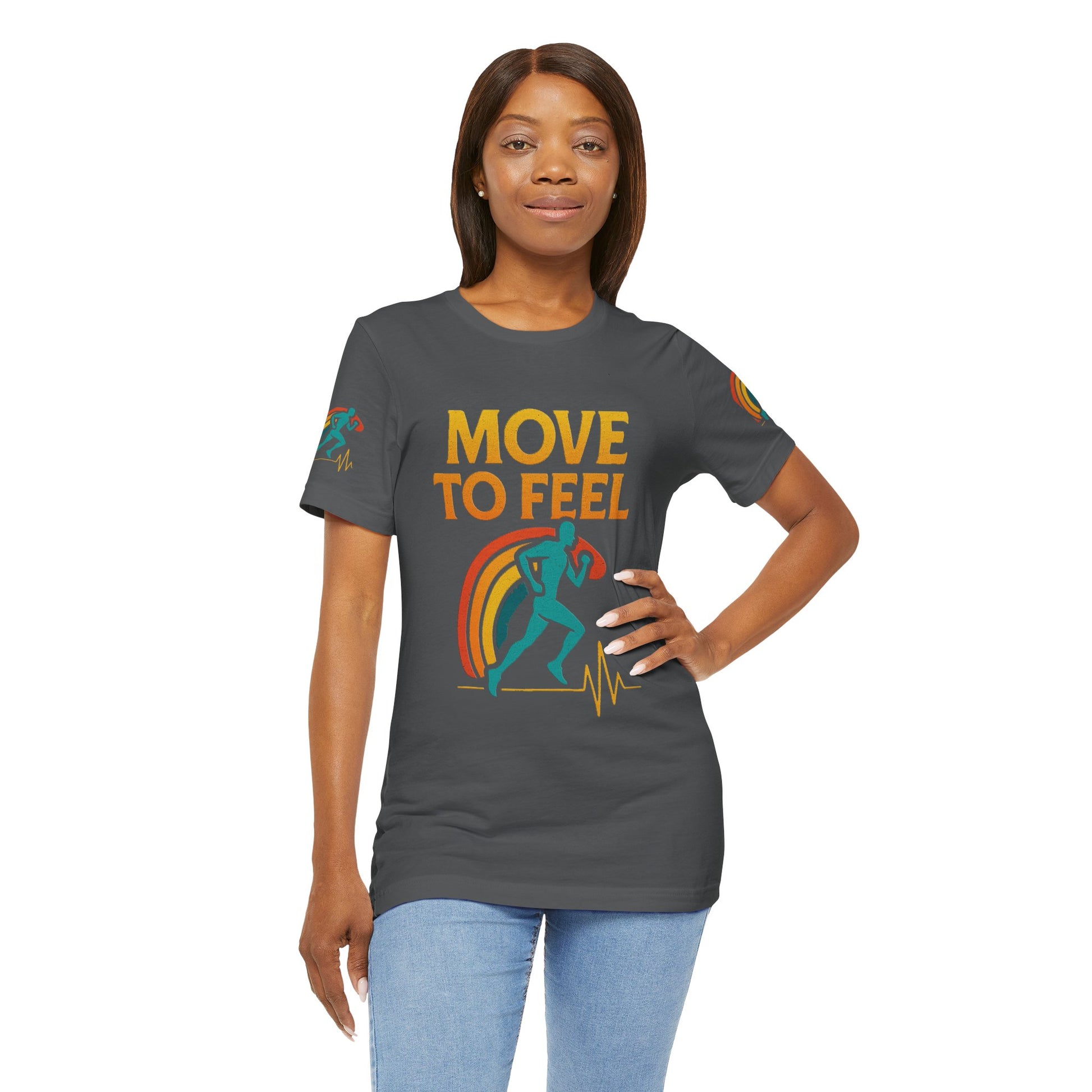 Unisex Fitness Motivational t-shirt | Inspire Move To Feel Active Style